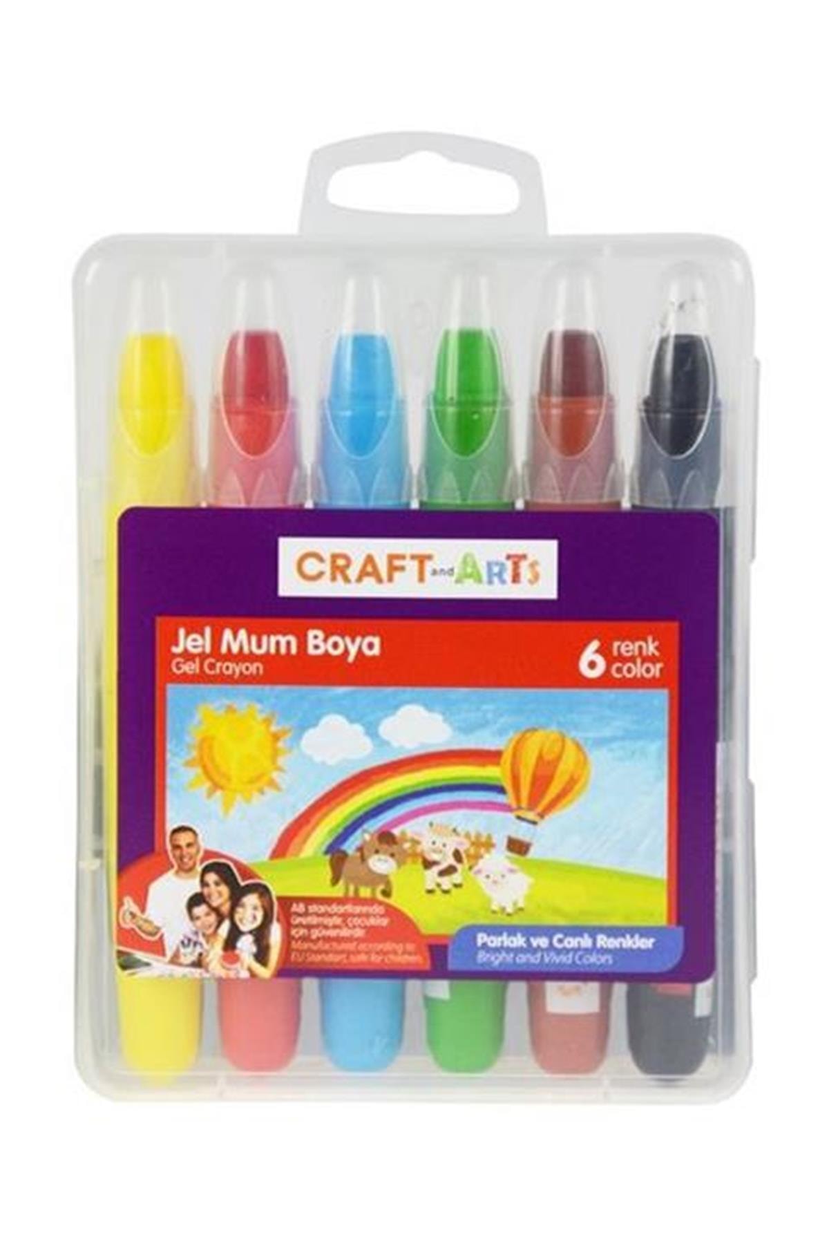 Umur Craft And Arts 6 Renk Jel Mum Boya U1814j-6