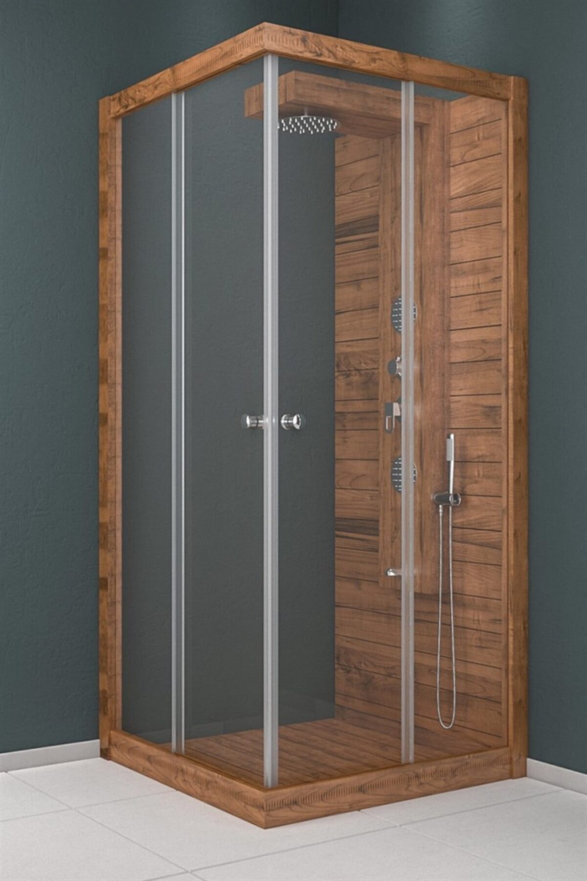 DND Concept Terapi Wood Series Duşakabin