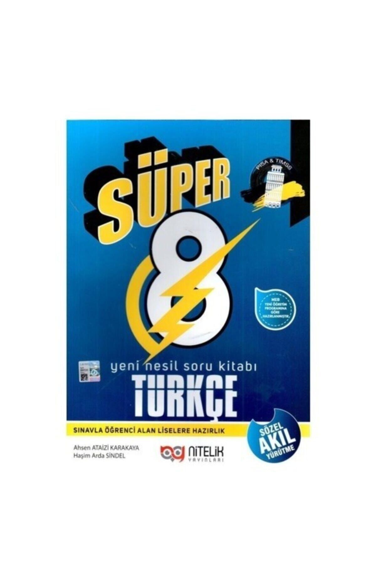 Nitelik Yayınları 8.sınıf Yeni Nesil Süper Türkçe Soru Kitabı