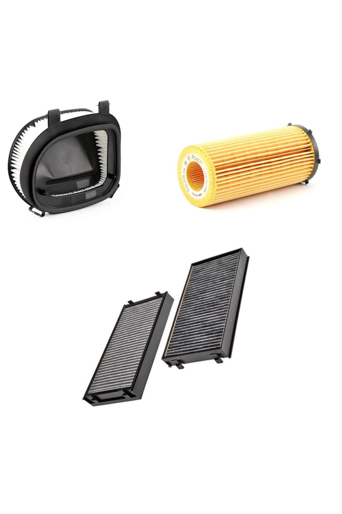 Bosch Filtre Bakım Seti Bmw X6 E71 E72 40 D 2011-2013 Dizel 306 Beygir Hava + Yağ F.+ Polen Sardes