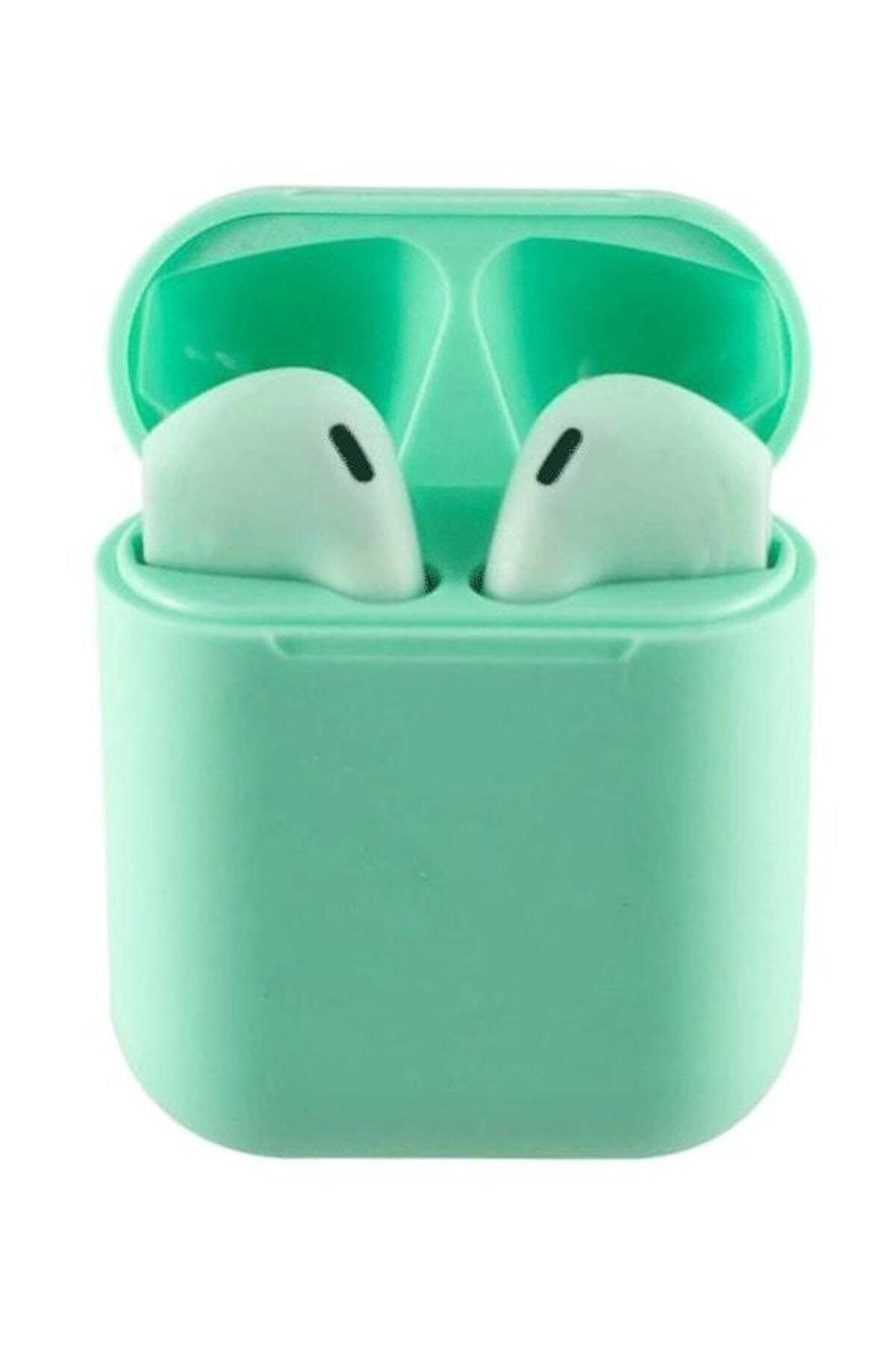 Tws I12 Yeşil Iphone Android Universal Bluetooth Kulaklık Hd Ses Kalitesi