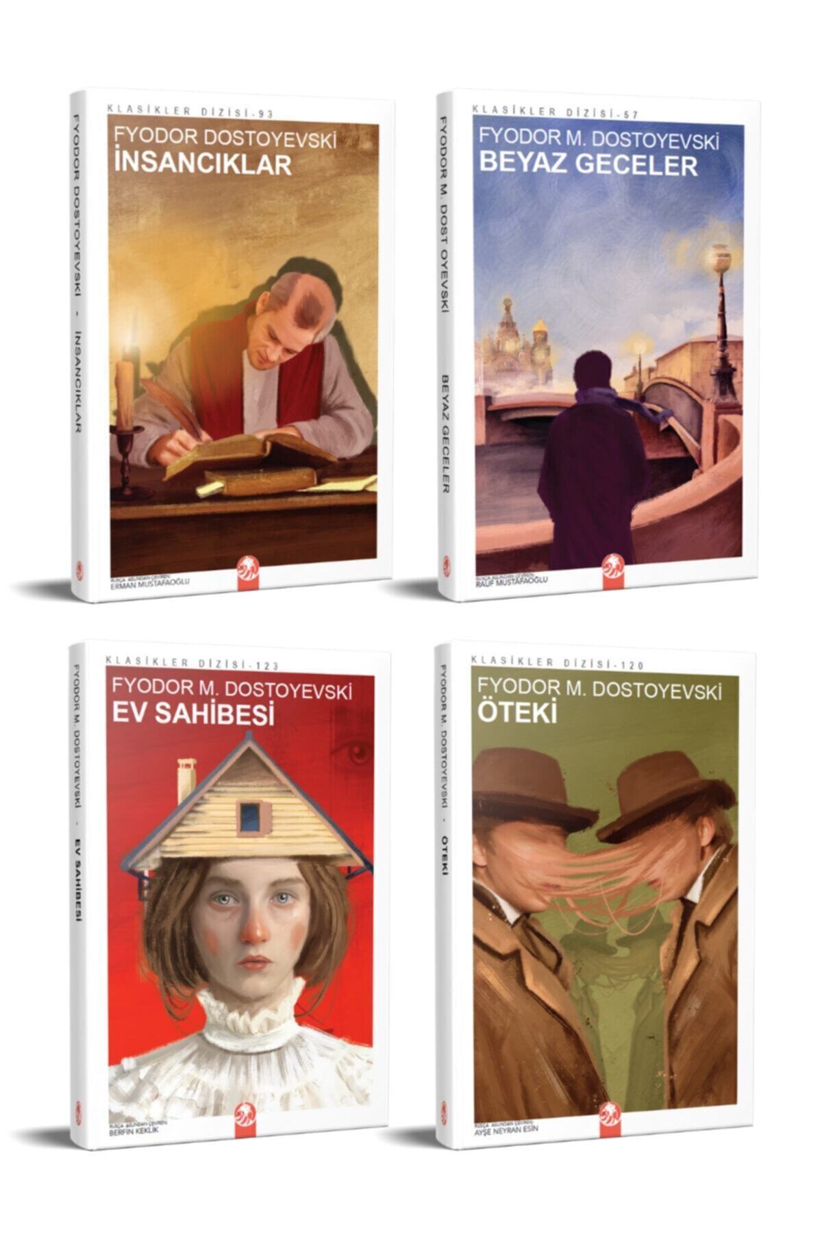 Kızıl Panda Yayınevi Dostoyevski Seti 4 Kitap
