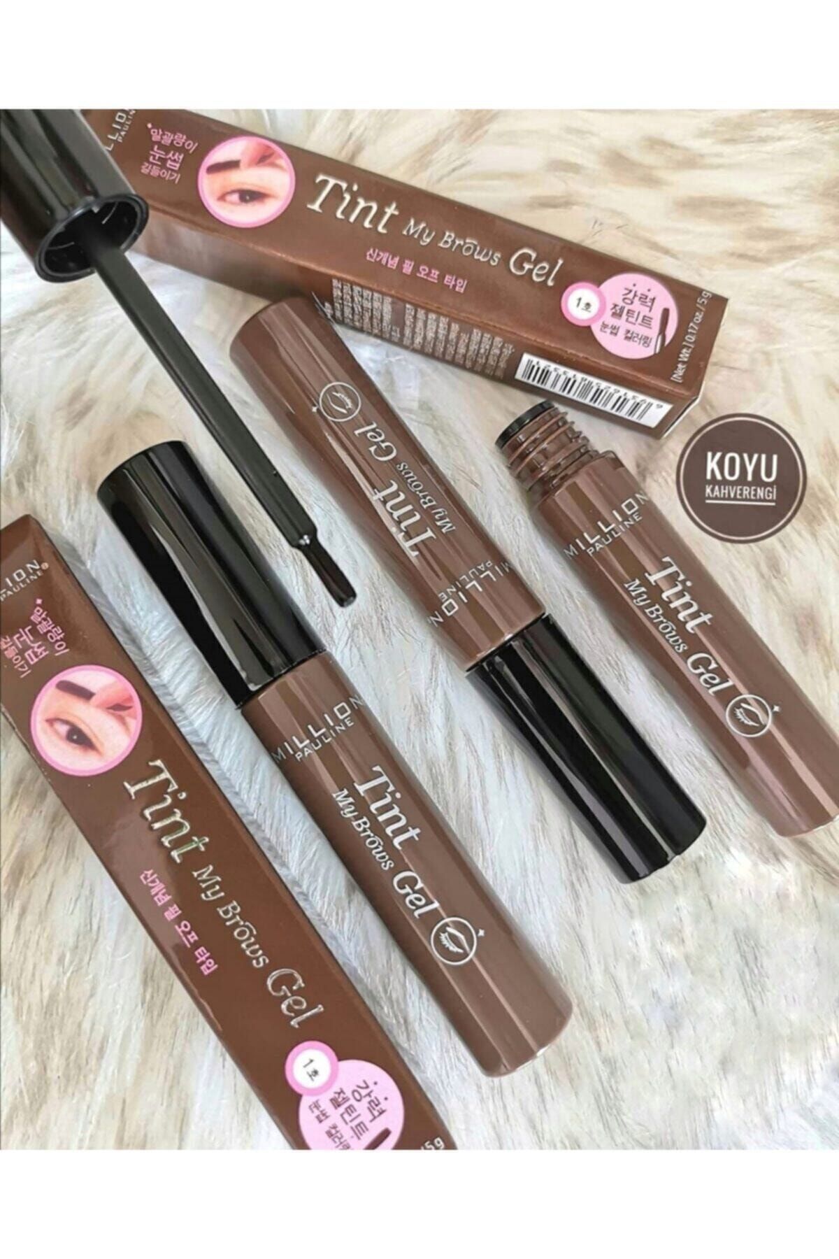 Mardinal Soyulabilir Kaş Dövmesi Koyu Kahve Tint My Brows Gel Tattoo