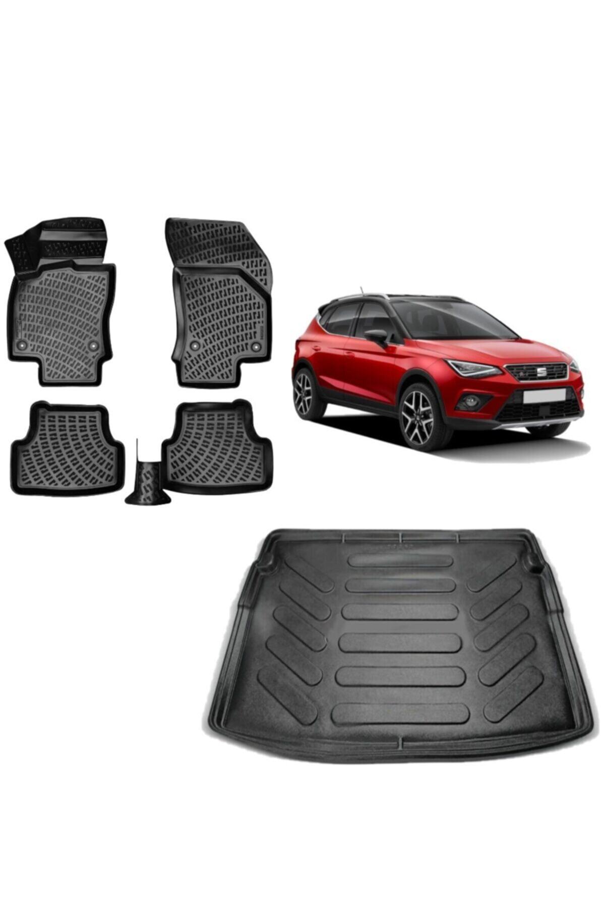 Rizline Seat Arona Üst Bagaj 2017 Sonrası Bagaj Havuzu+3d Havuzlu Paspas Takımı