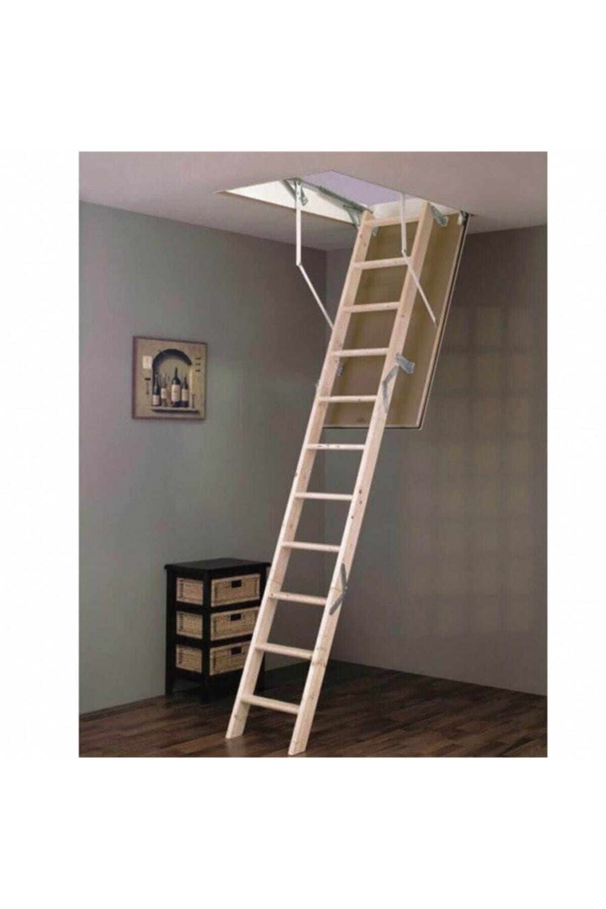 KOÇTAŞ Minka Katlanabilir Ahşap Çatı Merdiveni 270x40