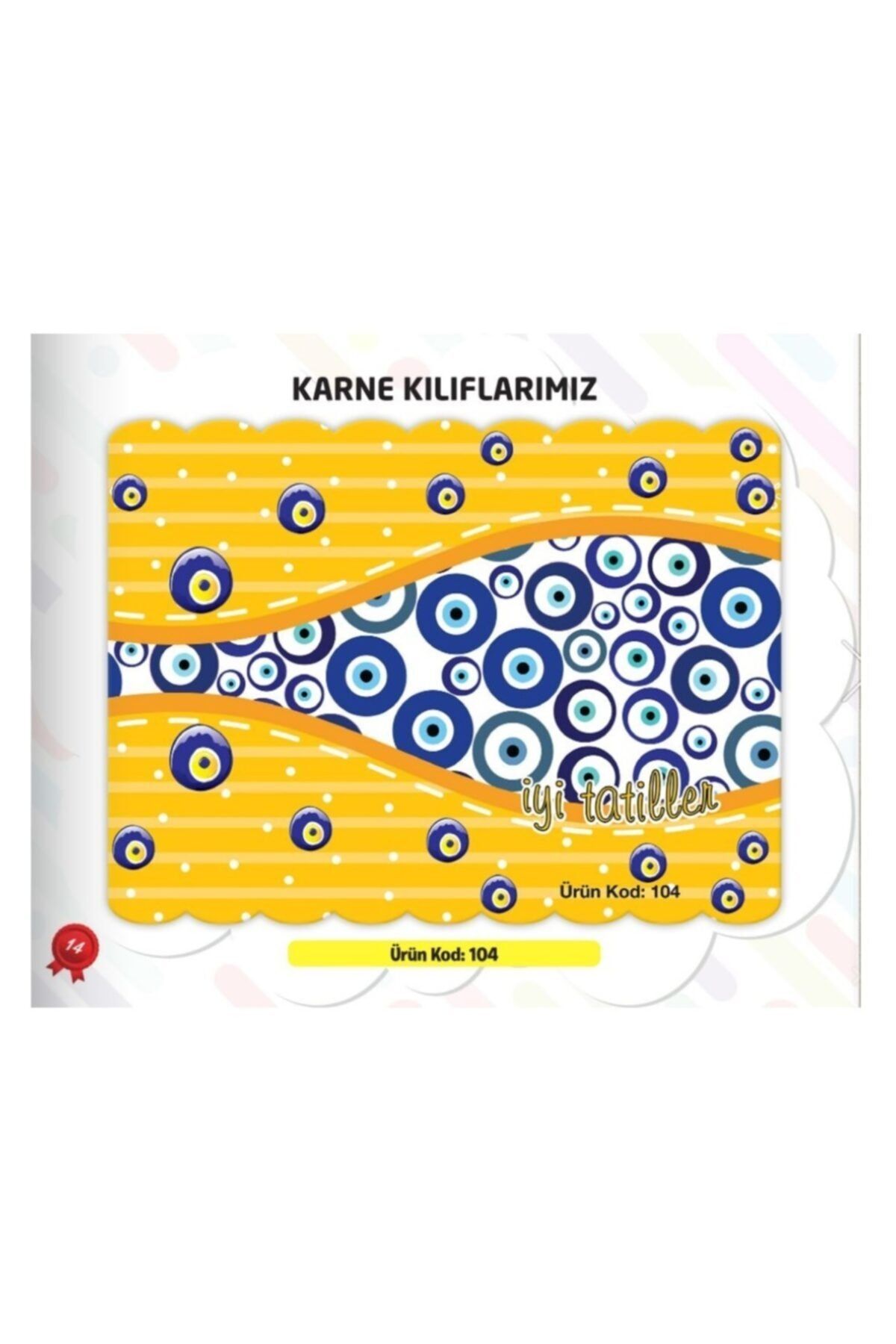Ata Yayıncılık Karne Kabı Kılıfı Ürün Kodu:104 (20 Adet)