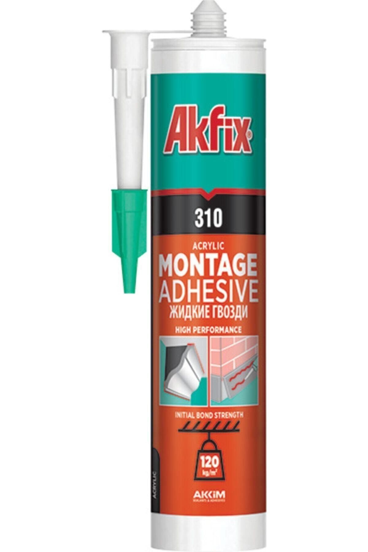 Akfix Kartonpiyer Strafor Yapıştırıcı 310 ml