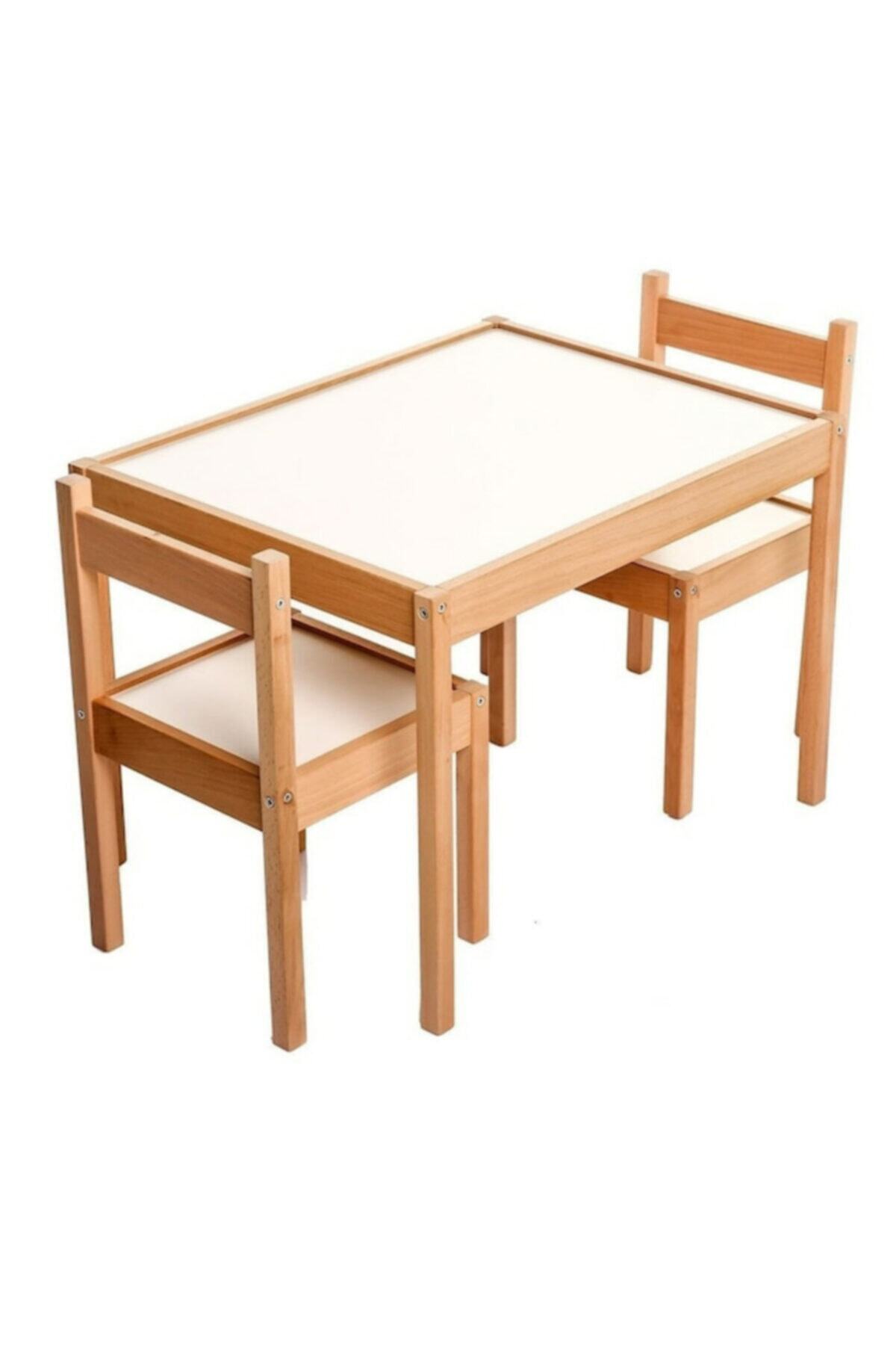 Olube Oyuncak Montessori Masa Sandalye Seti