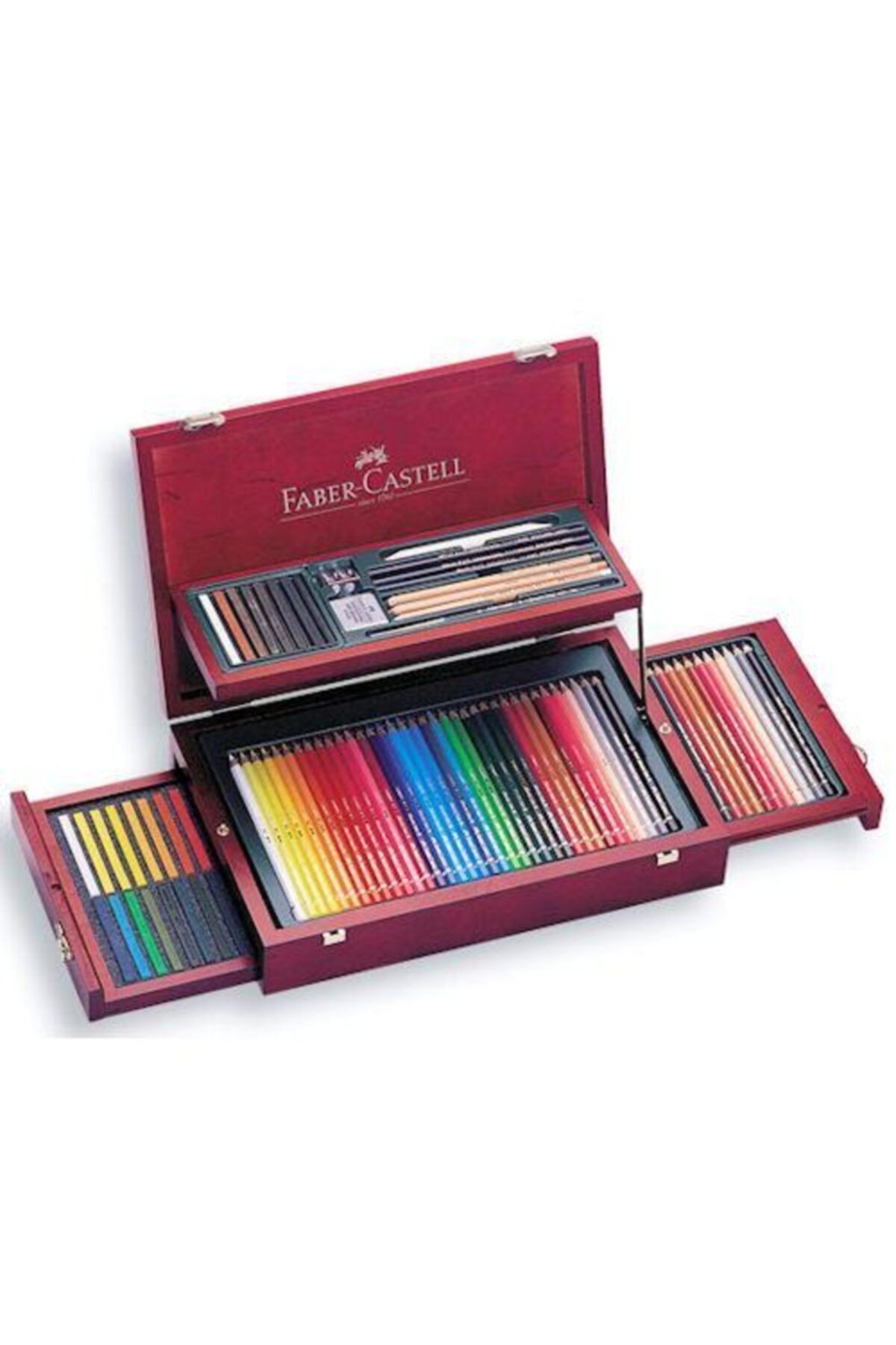Faber Castell Sanat Ve Grafik Seti Ahşap 110086 / Faber Castel
