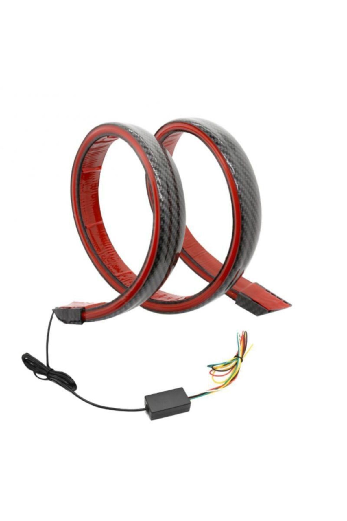 BTM OTOMOTİV Rgb Ledli Spoiler Karbon Desenli Esnek Universal 120 cm