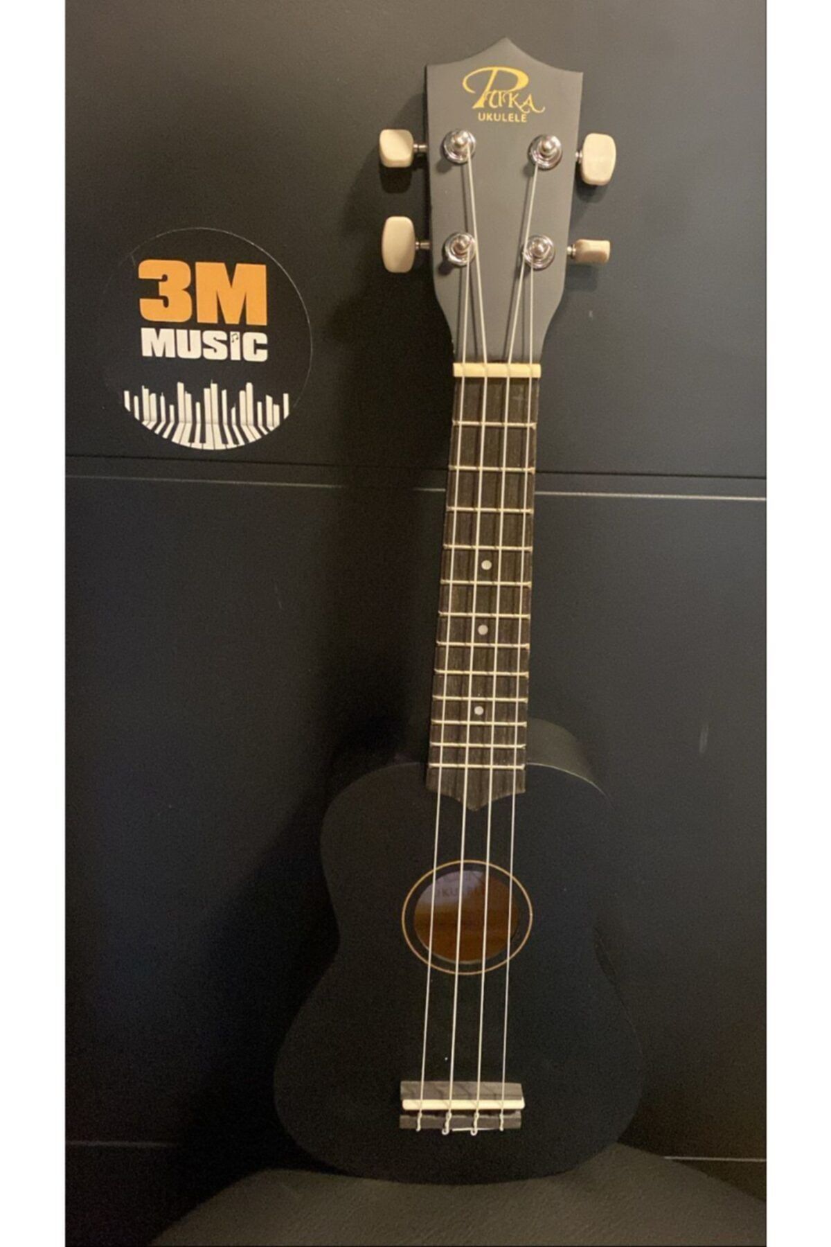 3M Atölye Puka Soprano Ukulele Maun Ağacı Siyah