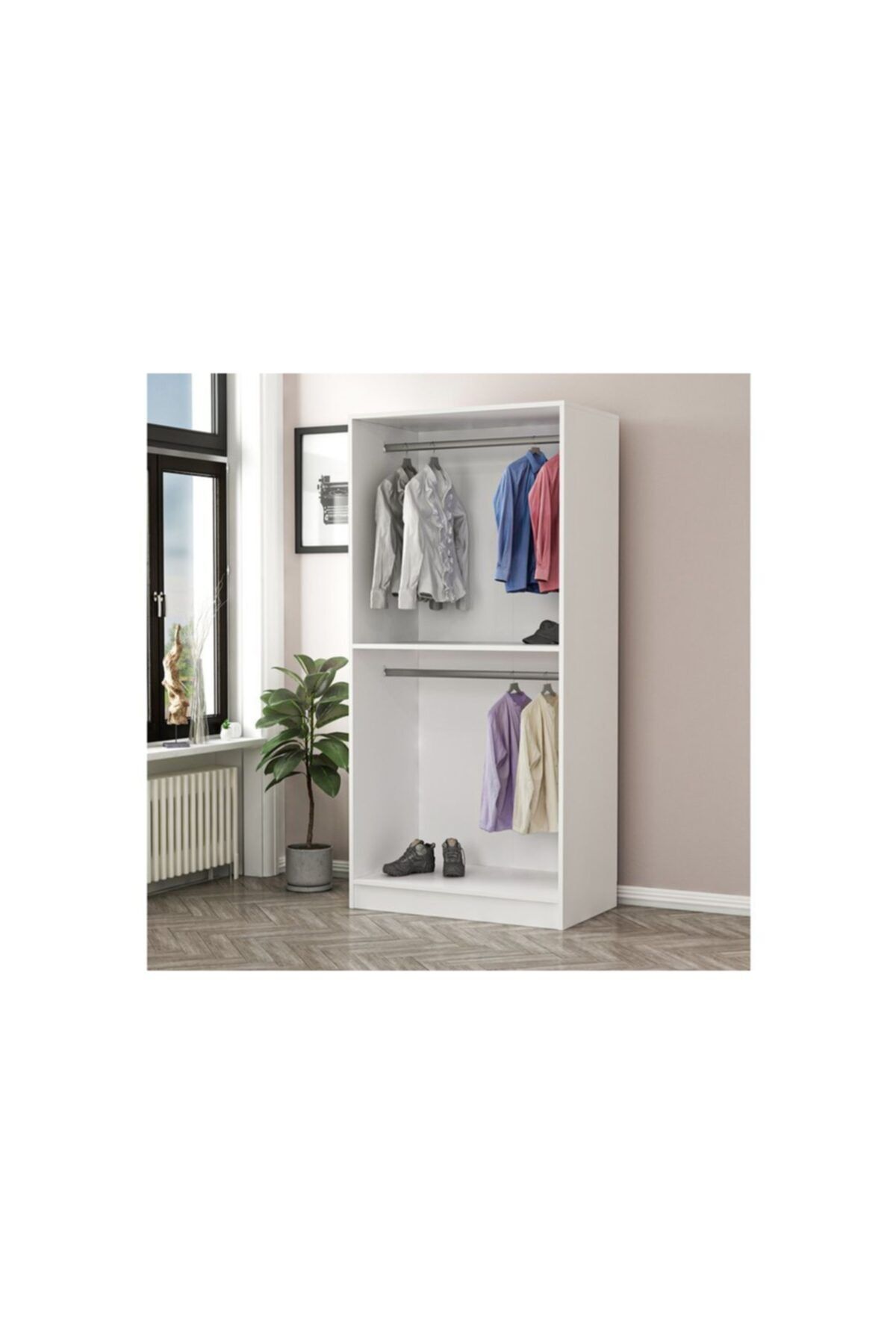 Vivense Minar Kale 90 Cm Giyinme Dolabı