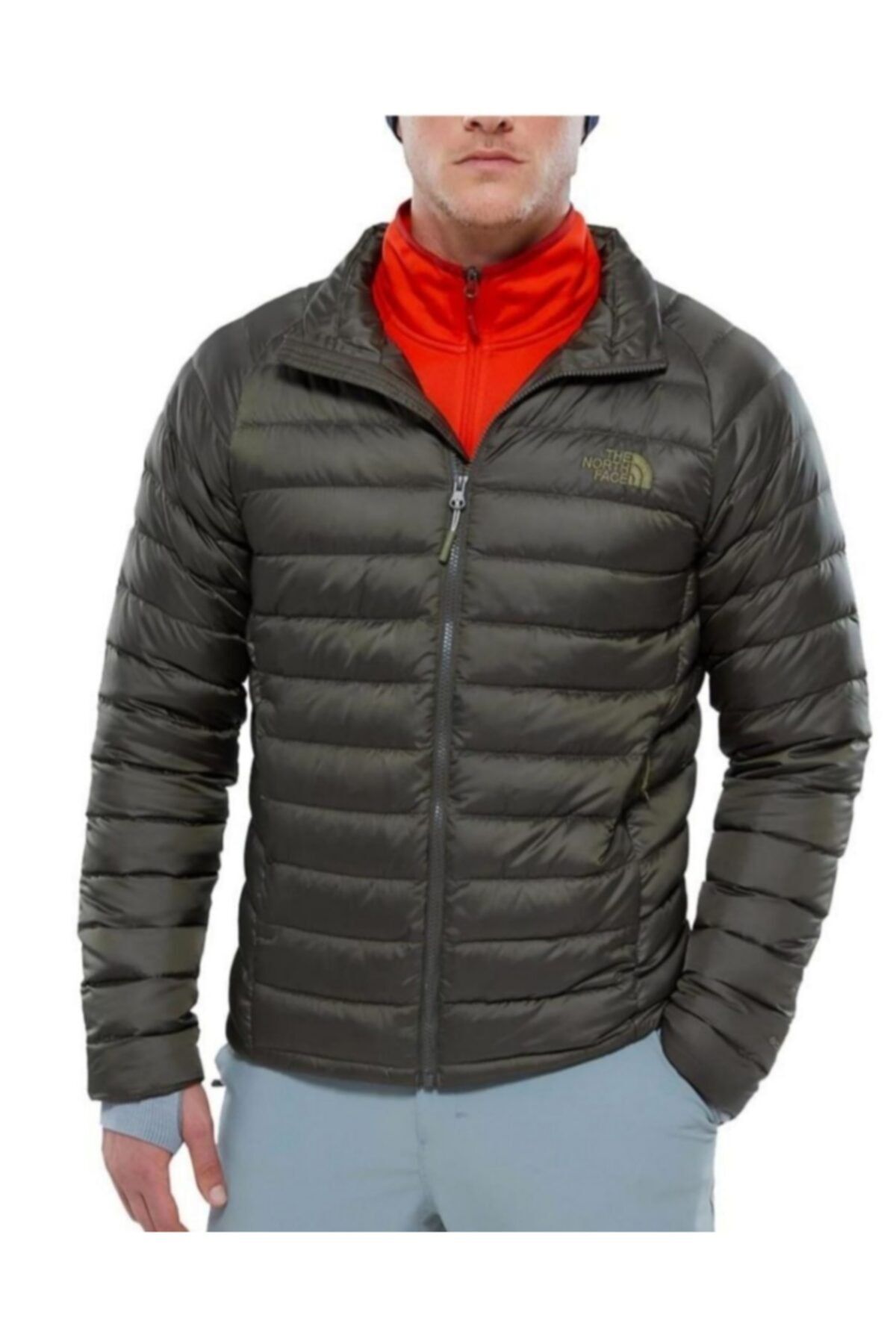 THE NORTH FACE Trevail Haki Kaz Tüyü Mont