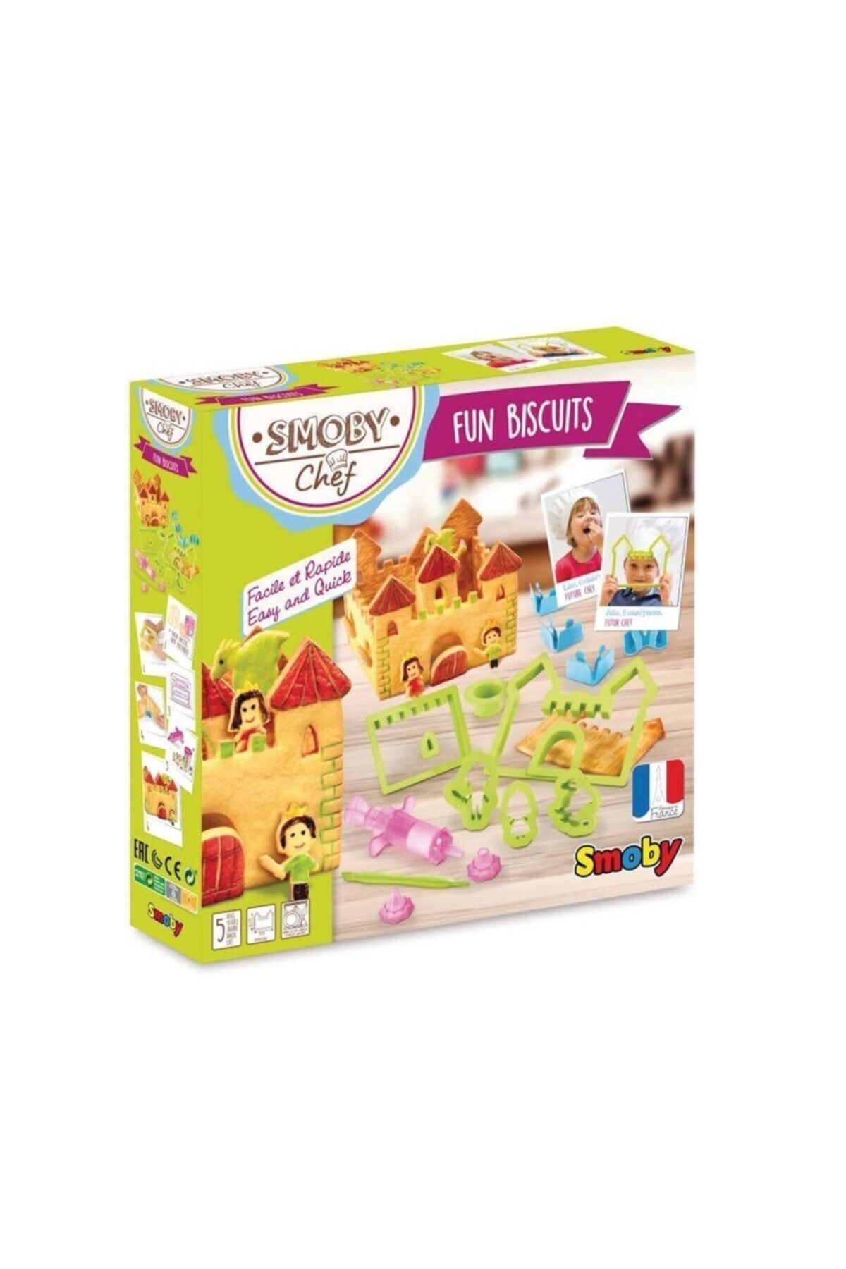 Smoby Toys 7600312100 Smoby, Chef Fun Biscuits Factory - Şef'in Eğlenceli Bisküvi Yapım Istasyonu / +5 Yaş