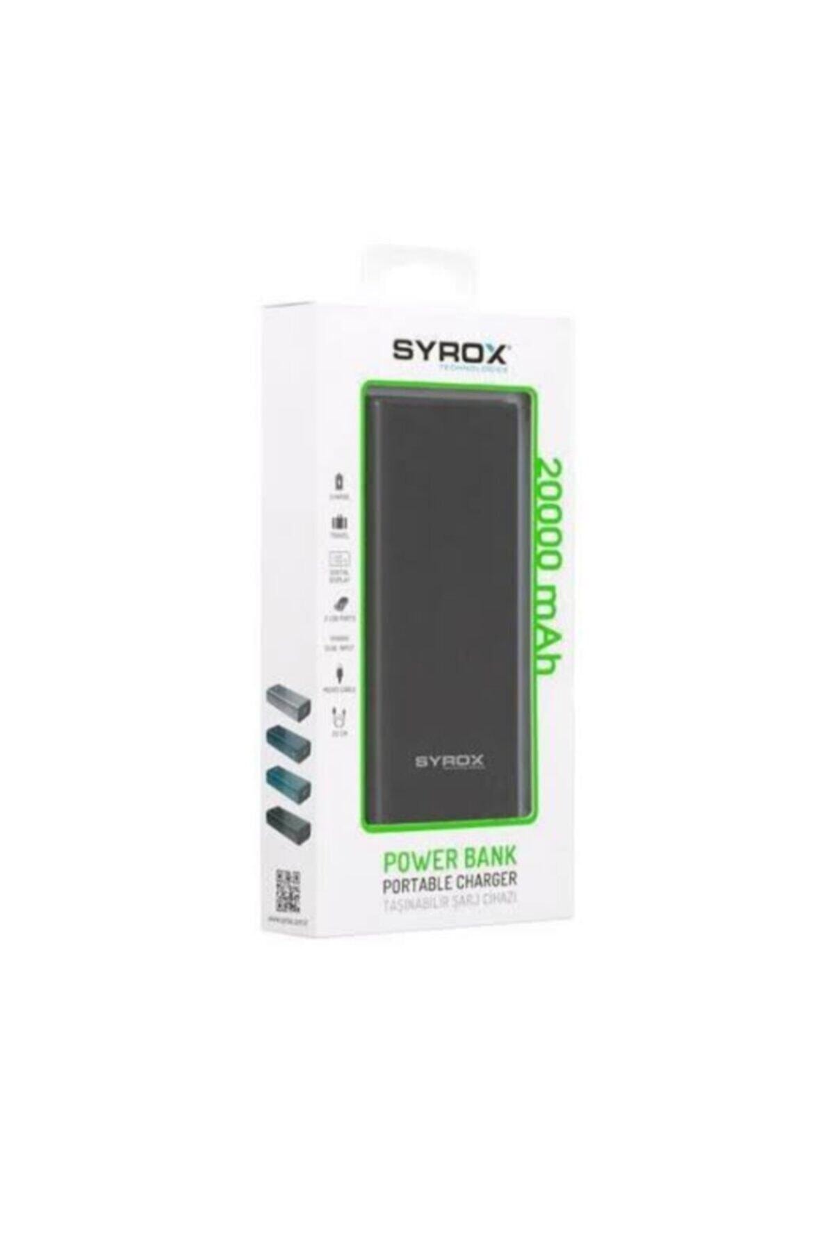 Syrox Led Göstergeli 20.000 Mah Taşınabilir Şarj Cihazı Pb111