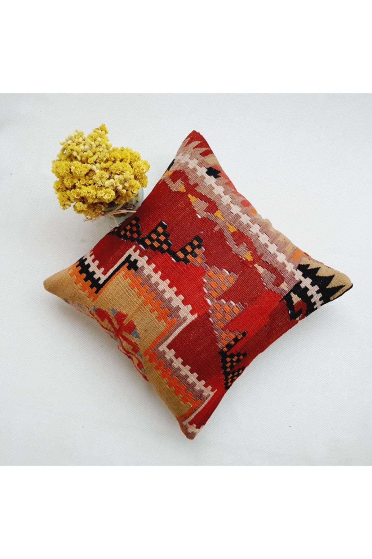 Byclouddesign El Dokuma Kilim Kırlent 40 X 40 Cm