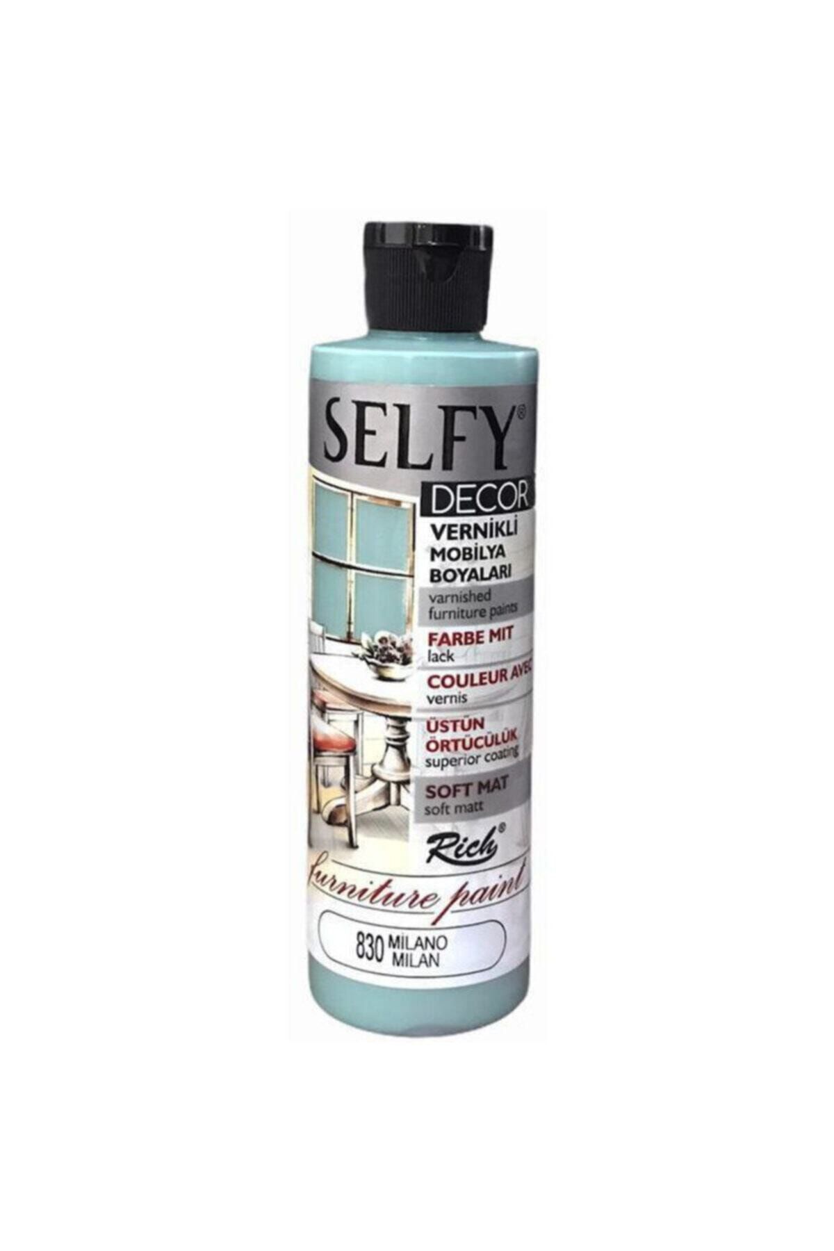 Rich Boya Milano Selfy Decor Vernikli Boya 240 cc 830