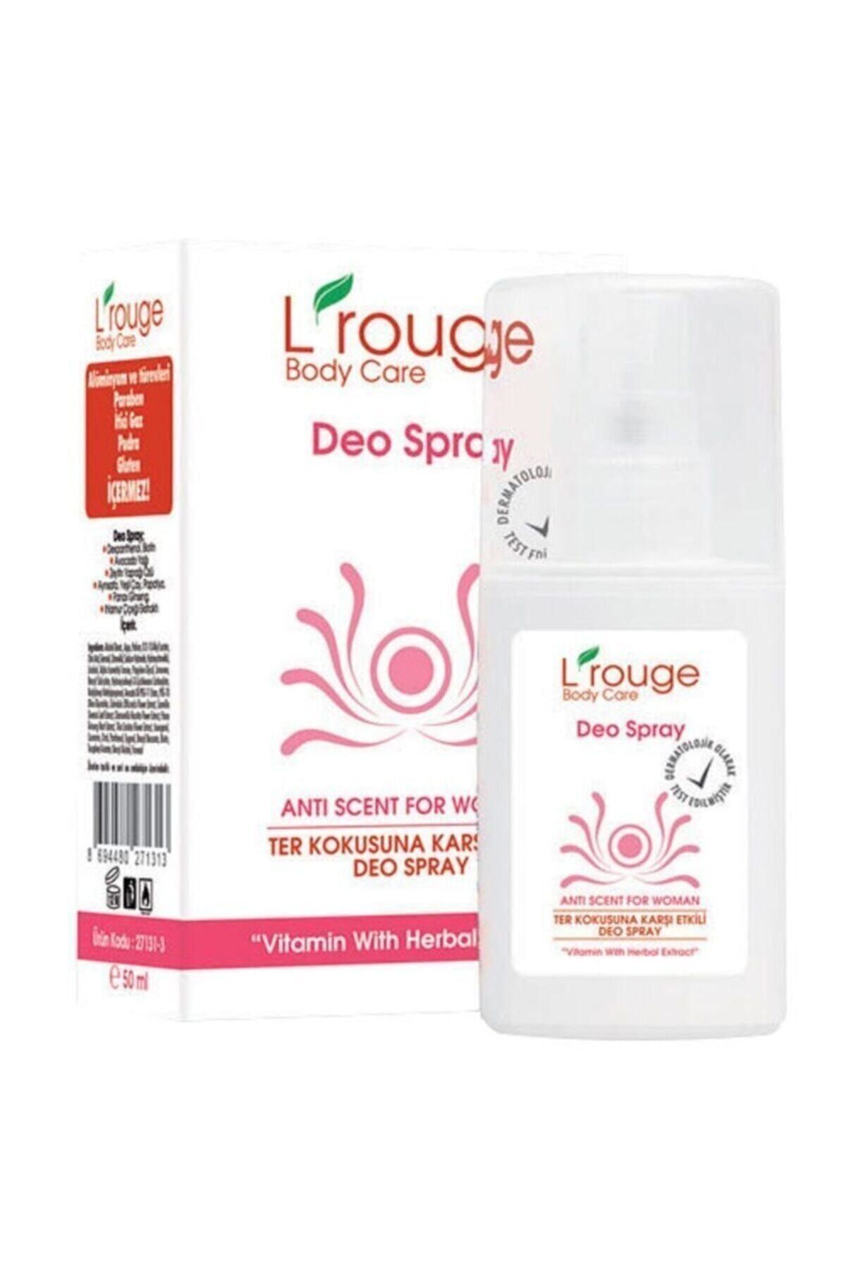 L'ROUGE 27313 /24 Saat Ter Kokusuna Karşı Etkili /kadın Deo Spray