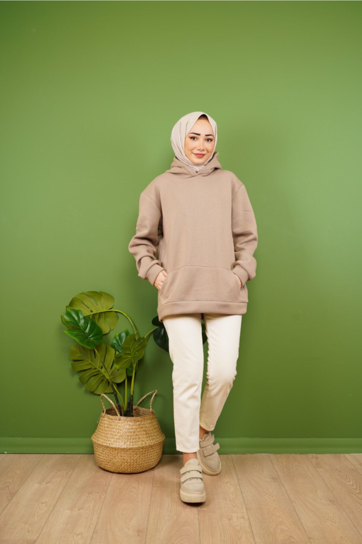 KAMİL KESKİN Kapüşonlu Polar Sweat