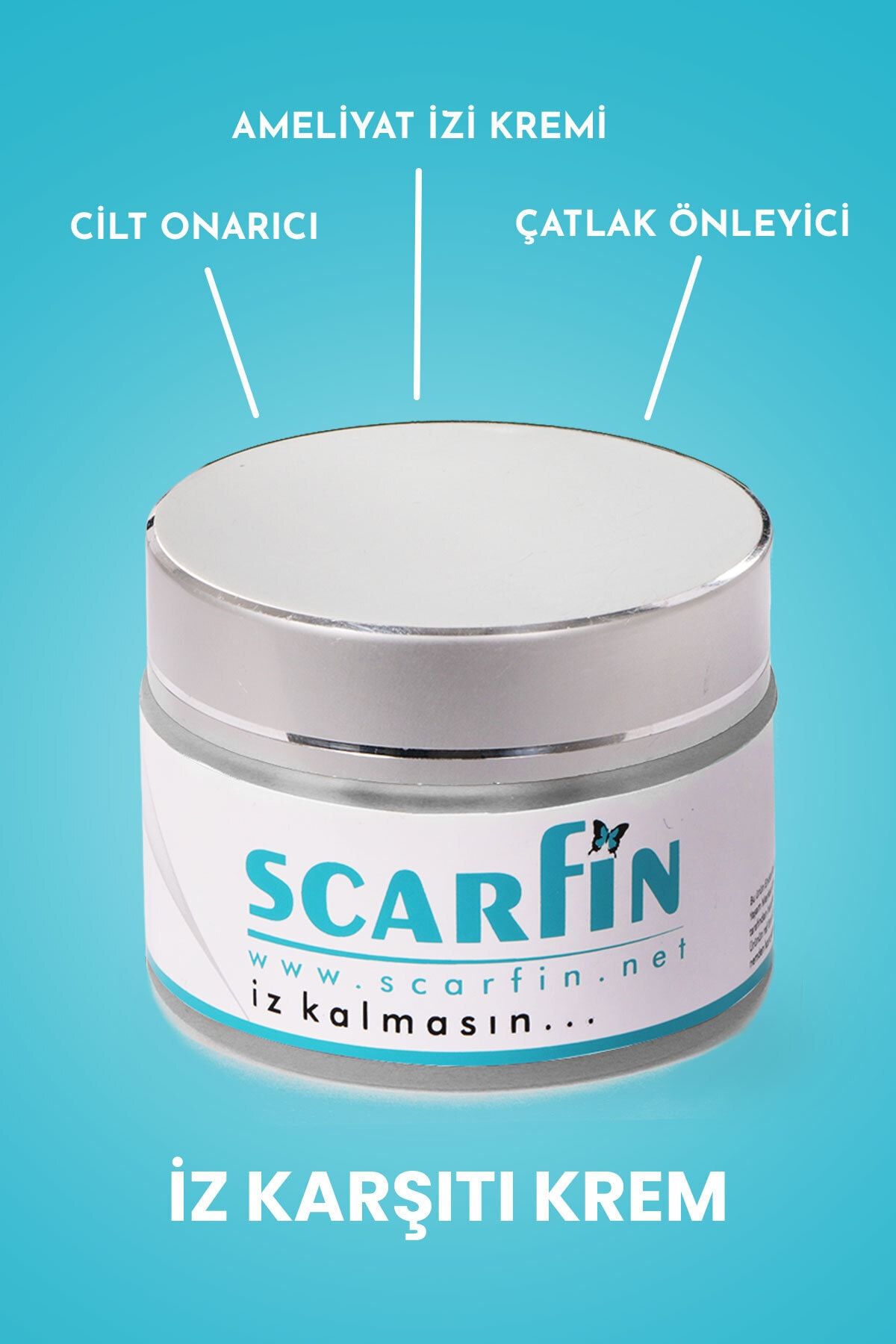 Scarfin Hamilelik Sonrası Çatlak Önleyici & Giderici Doku Yenileyici - Hamilelere Özel Organik Krem 40 Ml