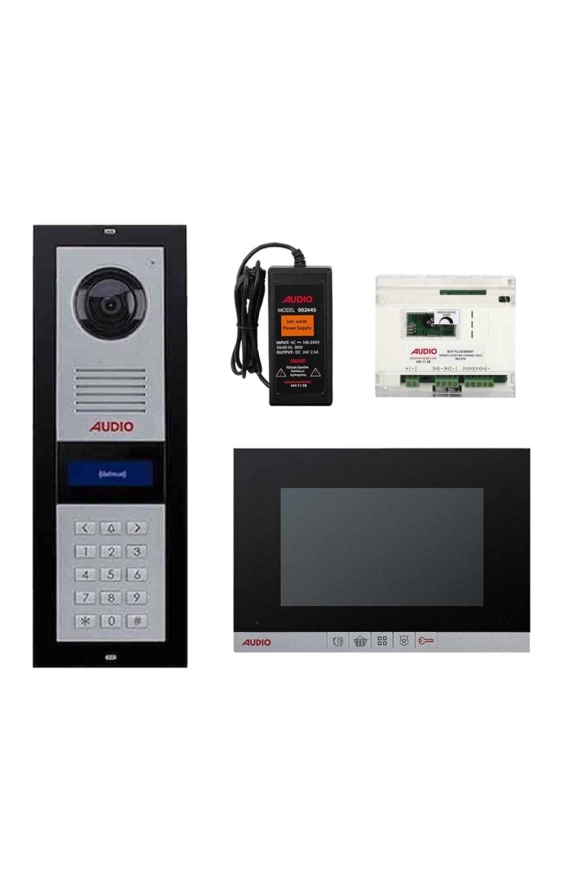 AUDİO 30 Daire 7'' Görüntülü Diafon Beyaz (001189/003002)