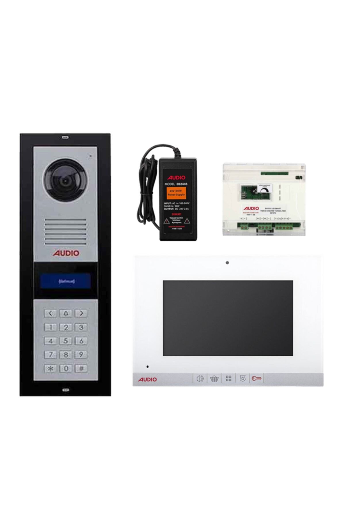 AUDİO 29 Daire 7 Görüntülü Diafon Beyaz 001188 003002