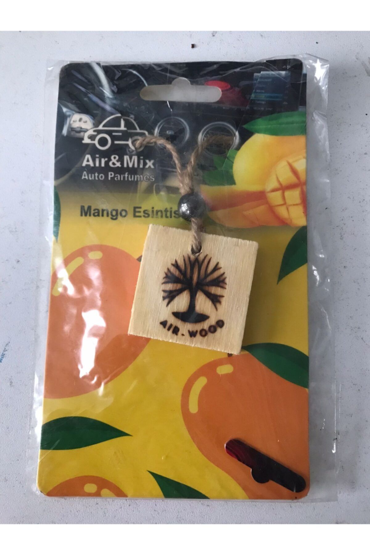trakkale Mango Esintili Ağaç Figürlü Kare Oto Koku