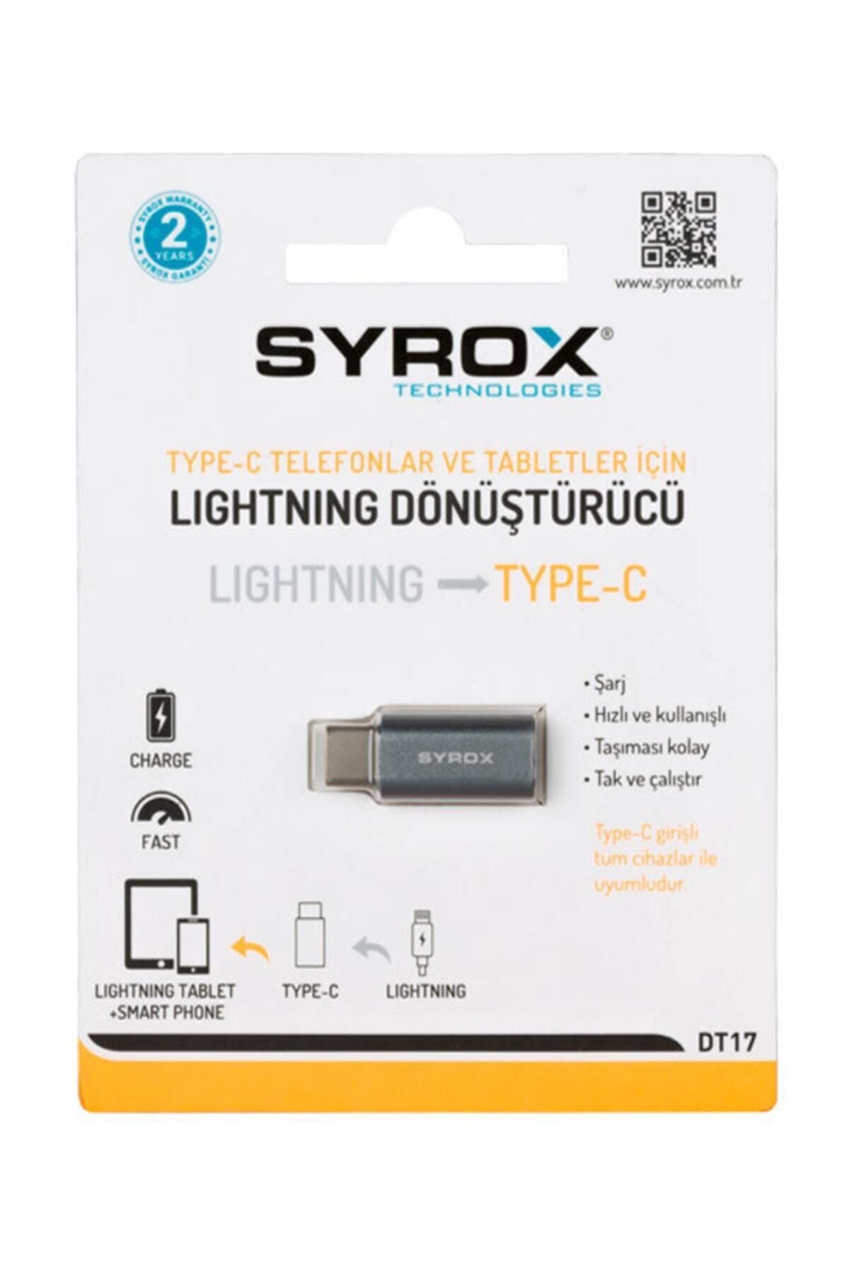 Syrox Dt17 Lightning To Type-c Dönüştürücü