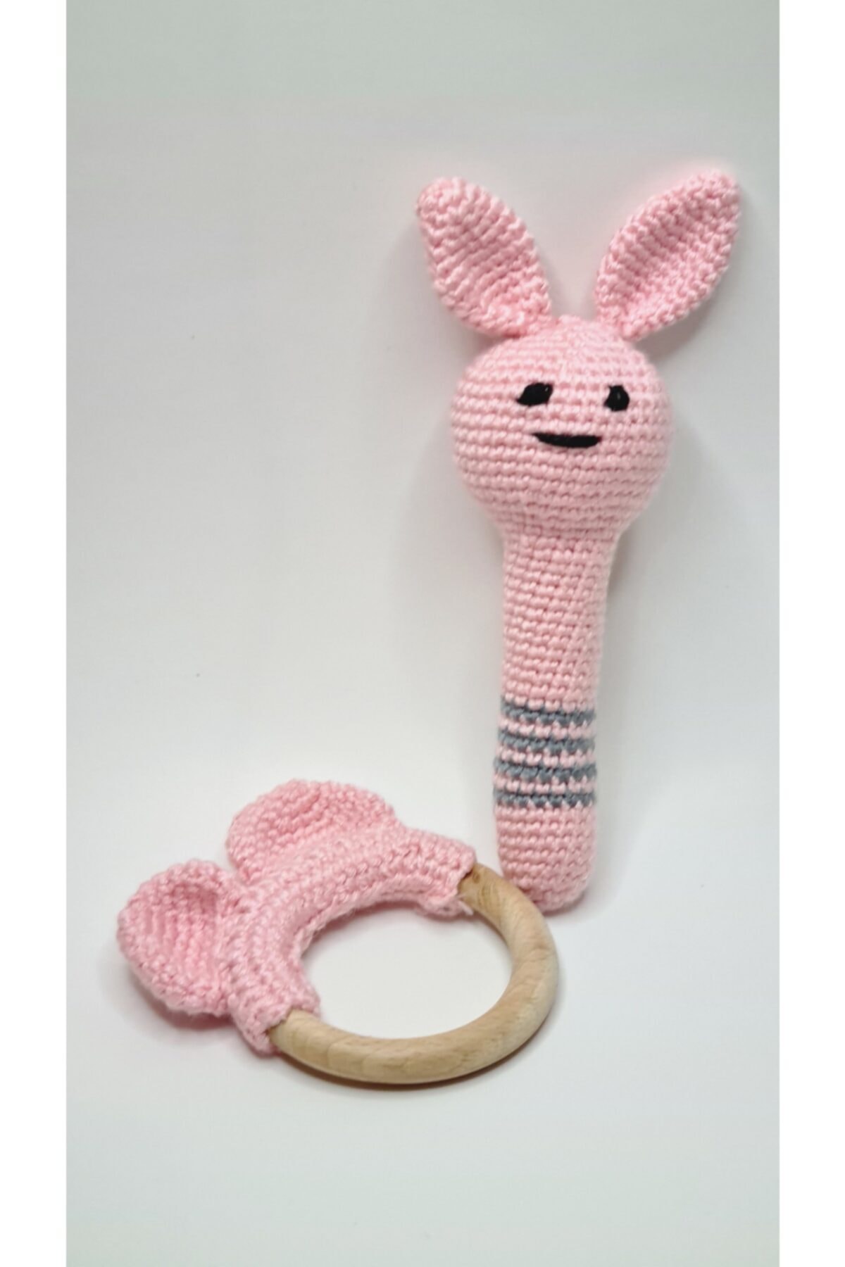 V&D TASARIM Amigurumi Çıngırak Ve Amigurumi Diş Kaşıyıcı Organik