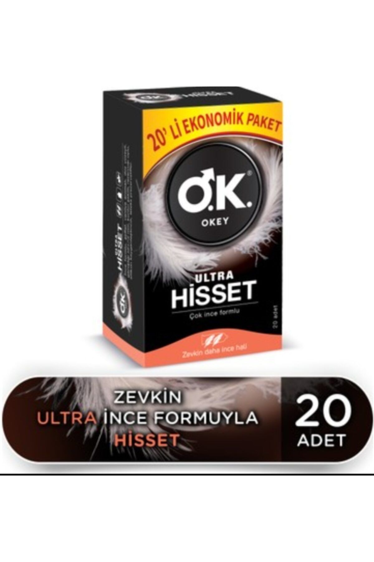 Okey Ultra Hisset Prezervatif 20 Adet