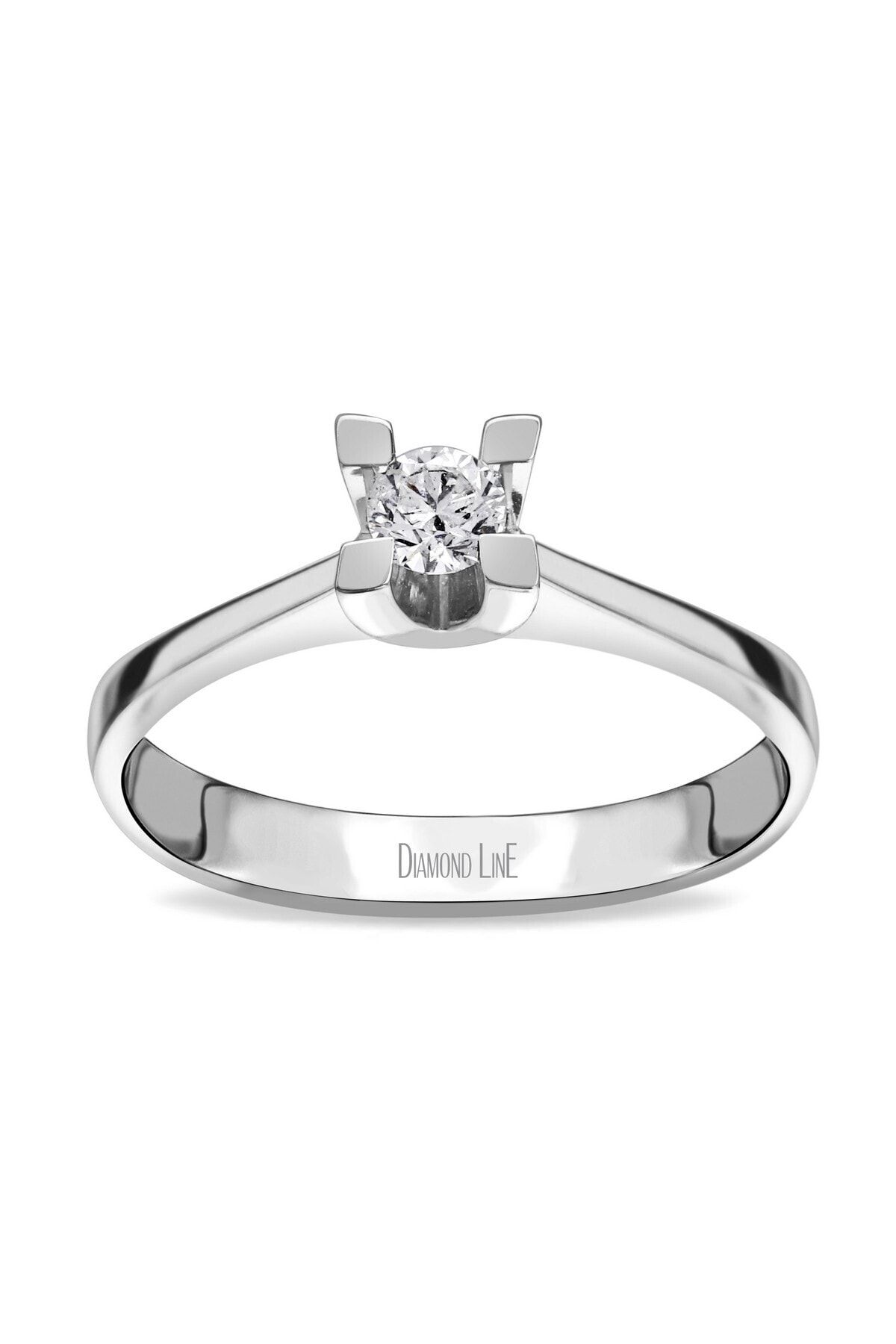 Diamond LineGülaylar 0,17 Karat Pırlanta Tektaş Yüzük