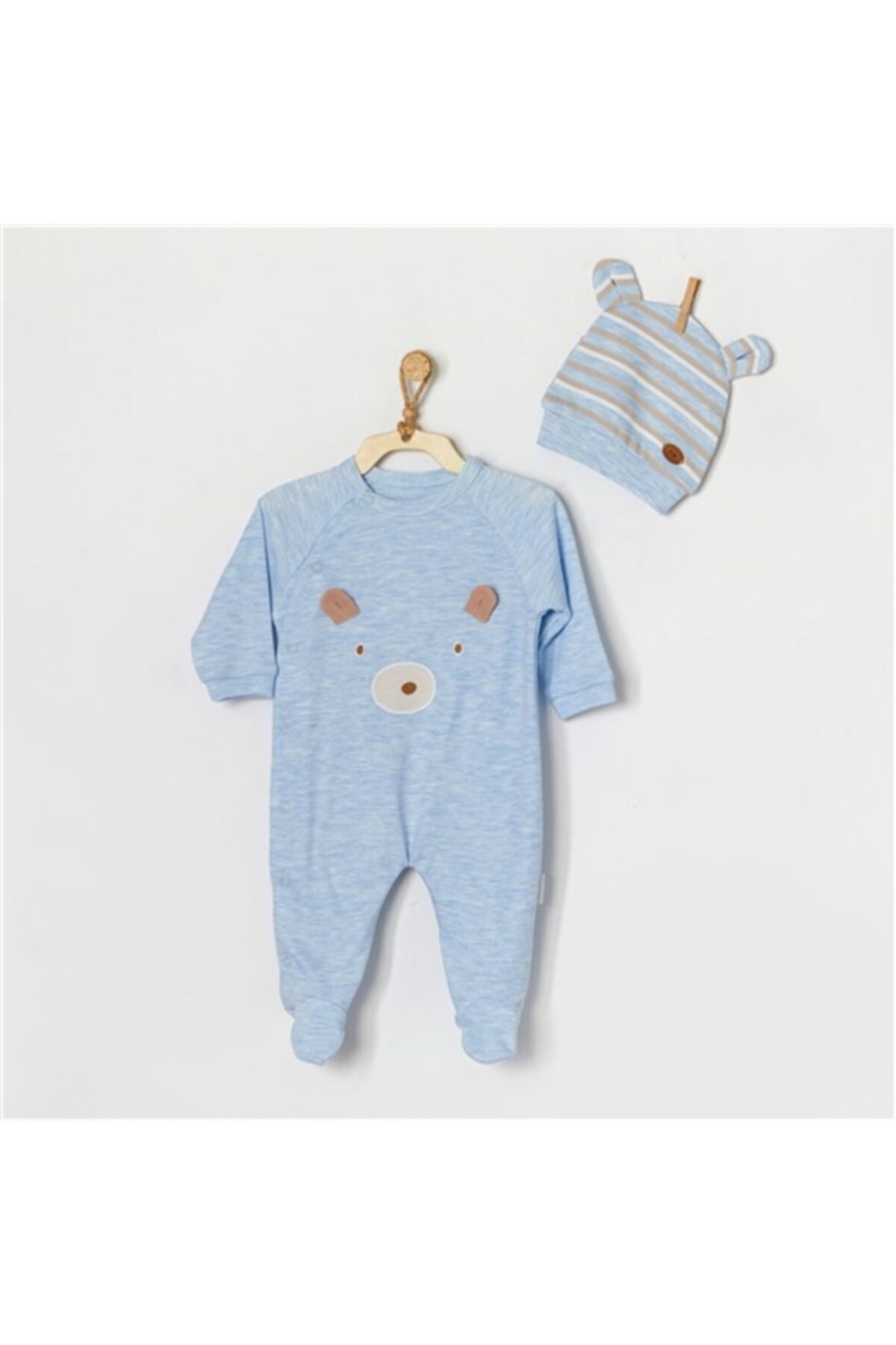 andywawa Andy Wawa Tulum Şapka Takım Tiny Bear & Friends Mavi