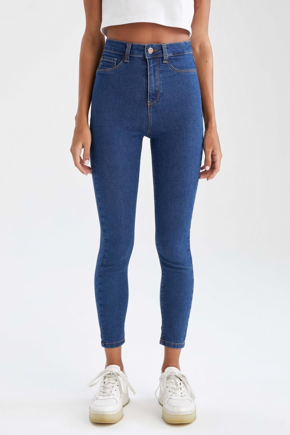 DeFacto Anna Ankle Yüksek Bel Skinny Fit Jean Pantolon
