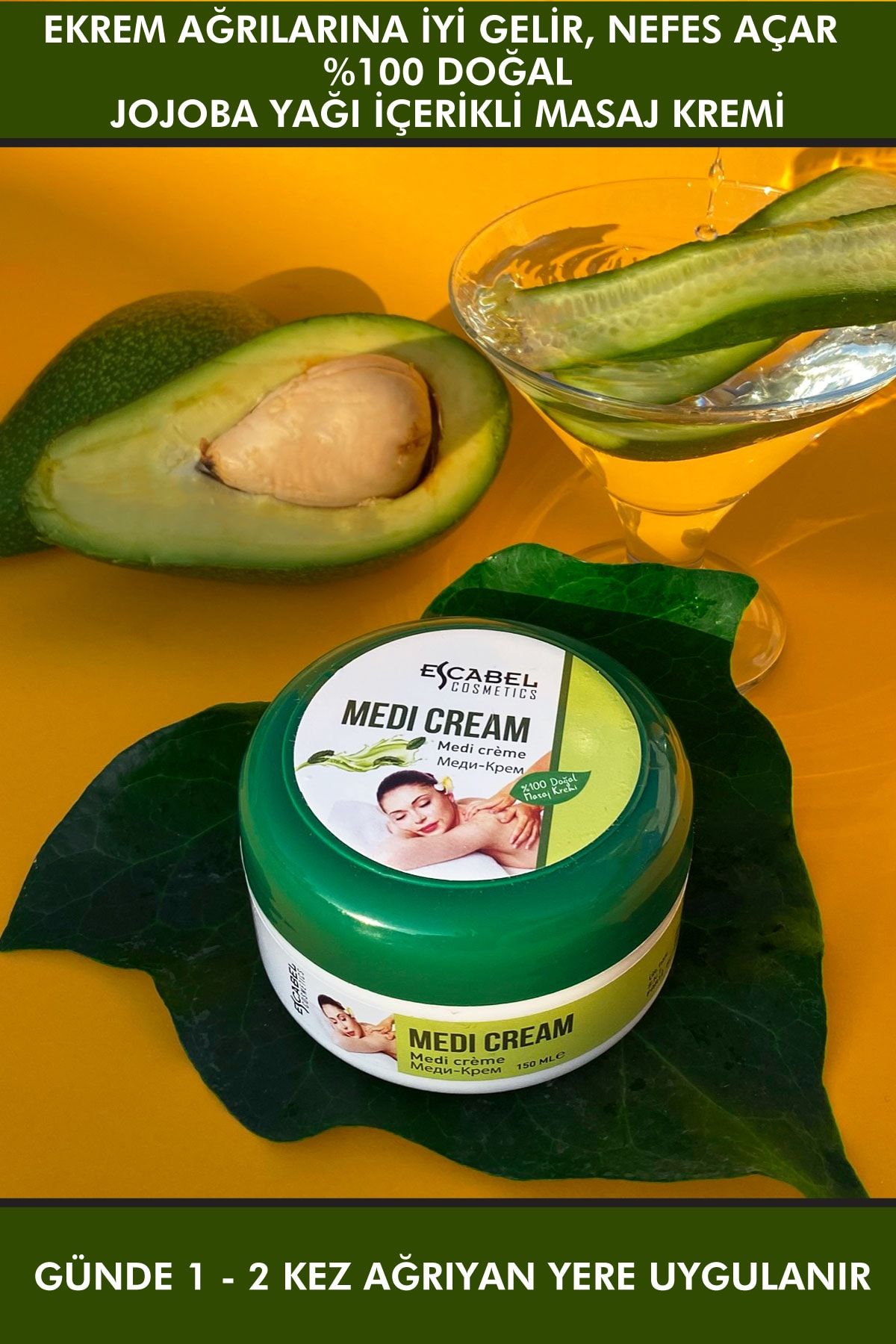 Escabel Medicream Ağrı Kesici Masaj Kremi 150 ml