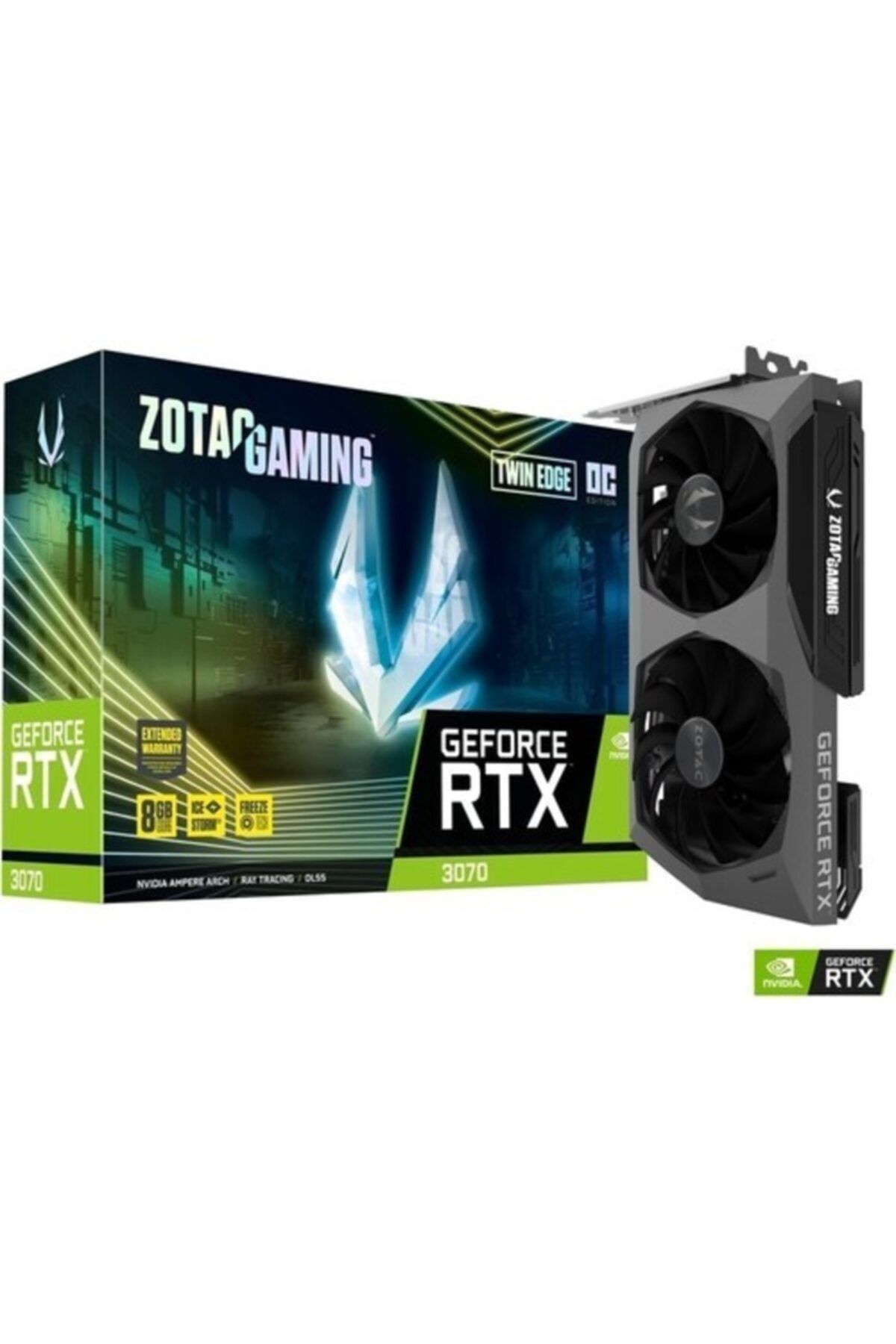 Zotac Gaming Geforce Rtx3070 Twin Edge Oc 8gb Gddr6 256bit (dx12) Ekran Kartı Zt-a30700h-10p