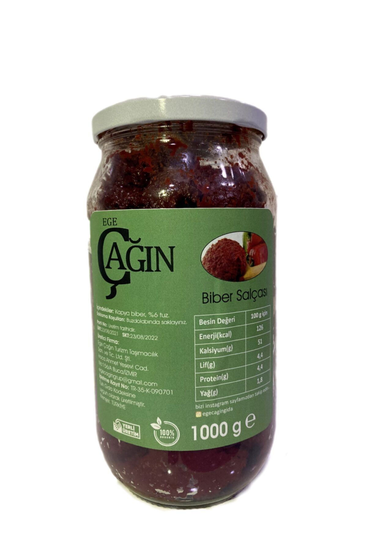 ege çağın Salça Tatlı Biber 1 kg