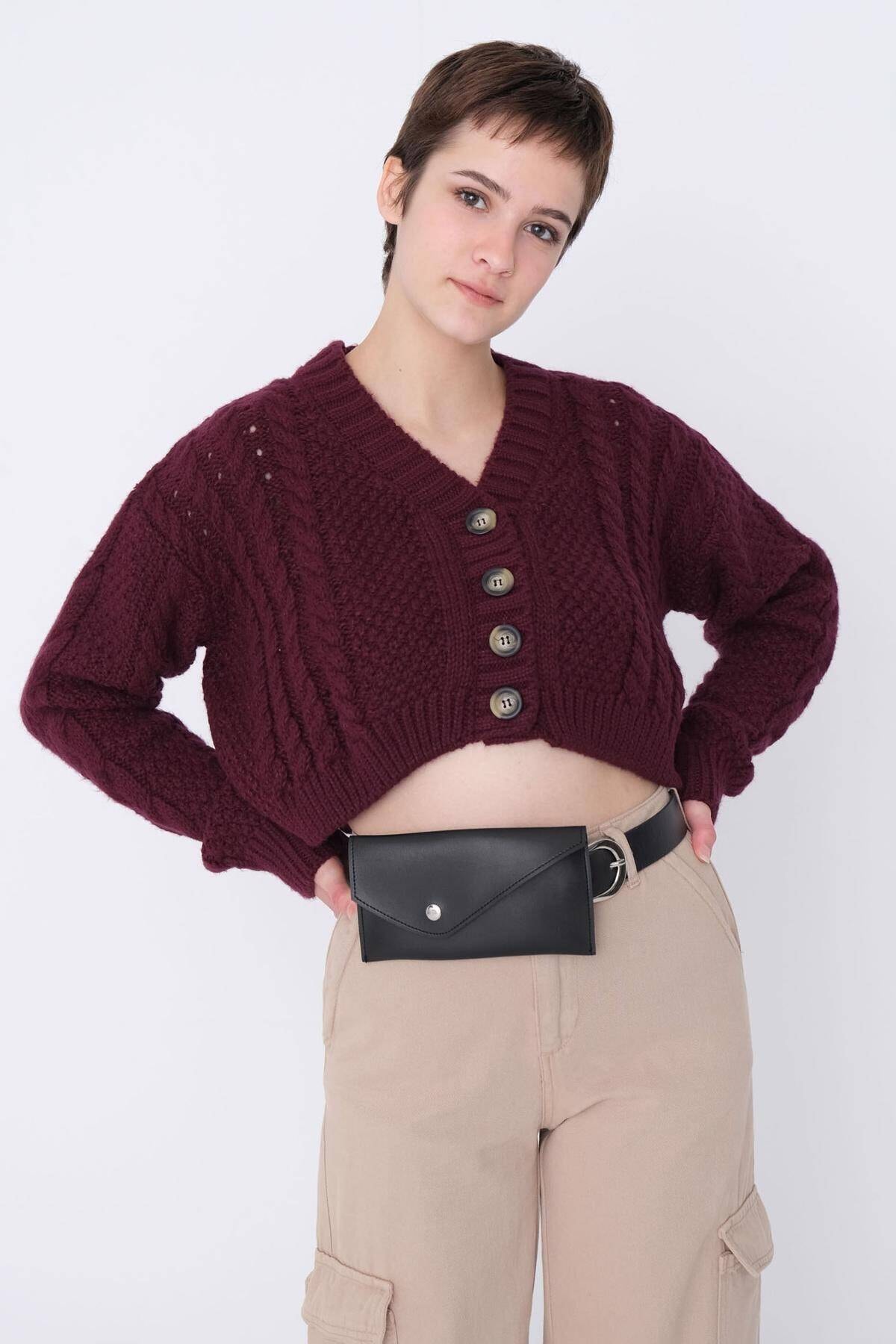 Addax Cüzdan Detaylı Kemer K444 - Dk2