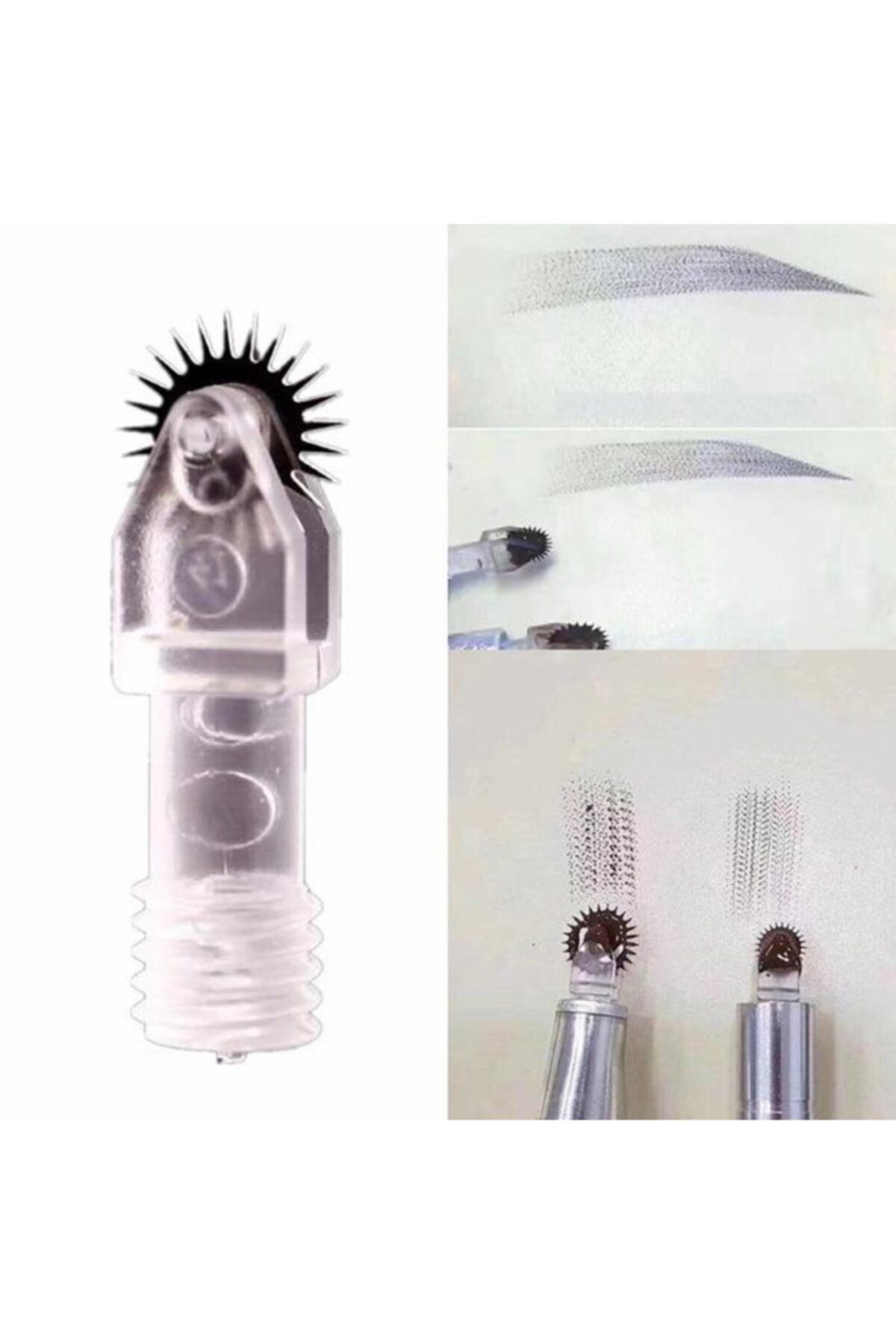 Fougera 5 Adet 10 mm Microblading Roller Iğne Teker Pudralama Iğnesi