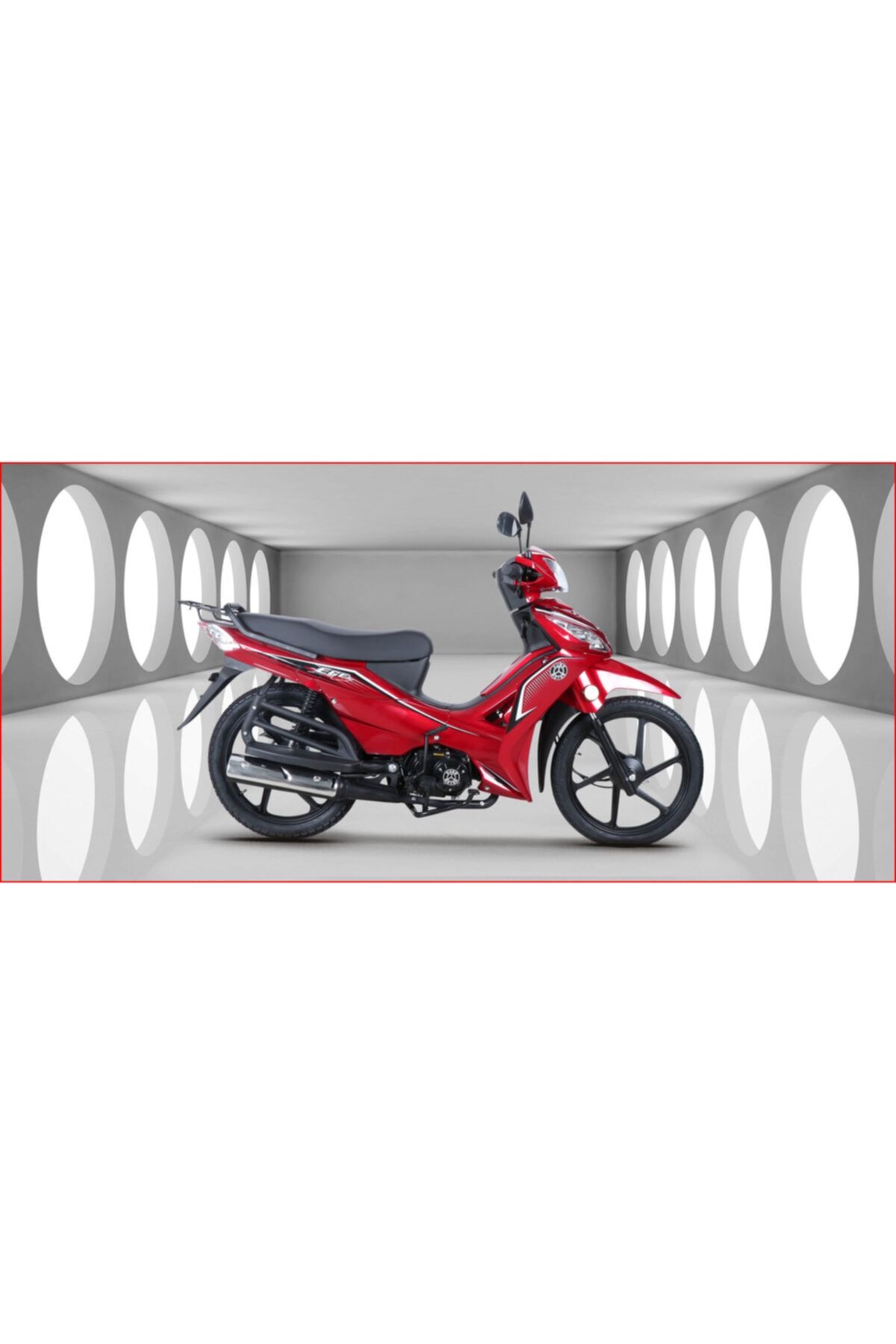 Kuba Ege 50 Cub Motorsiklet Kırmızı