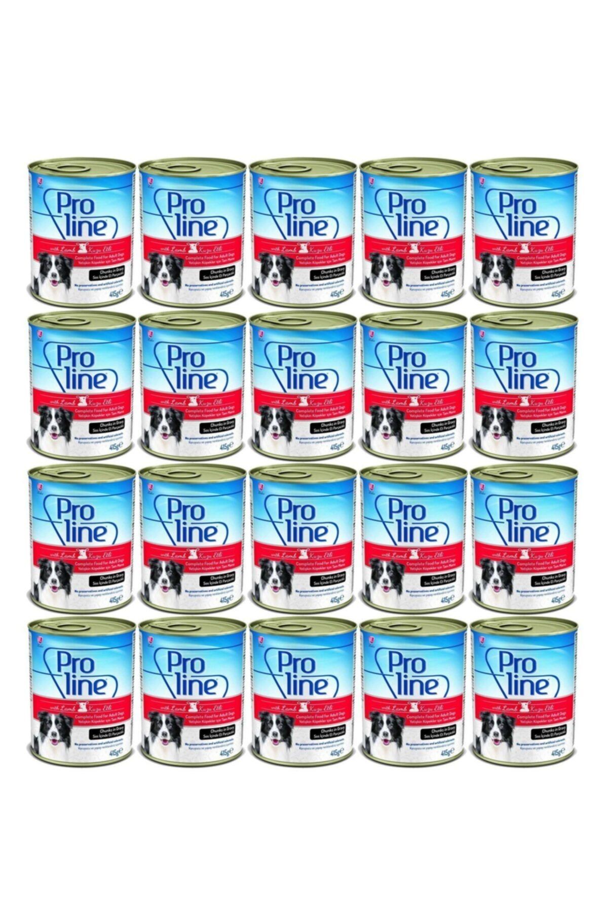 Pro Line Proline Kuzu Etli Konserve Köpek Maması 415 G X 20 Adet
