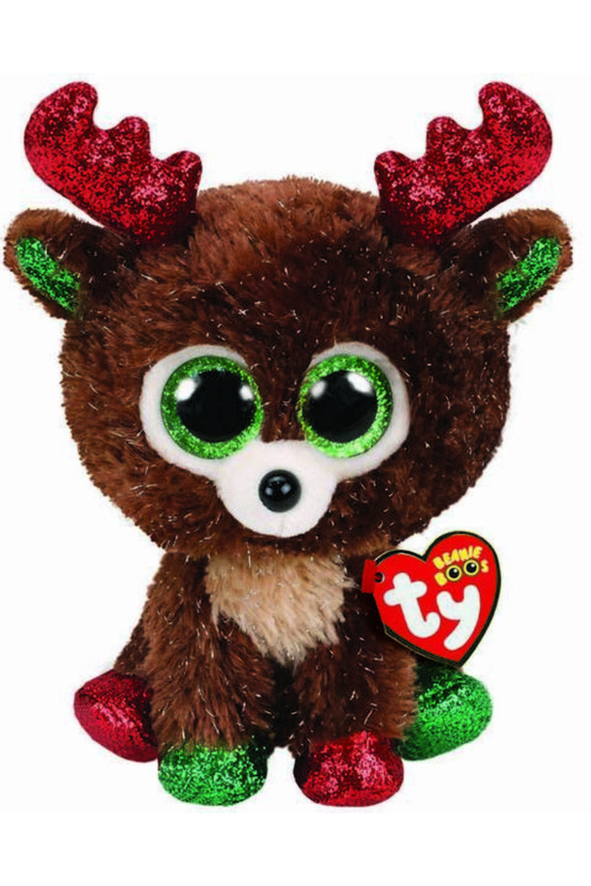 TY Beanie Boos Fudge Ren Geyiği Peluş 15 Cm