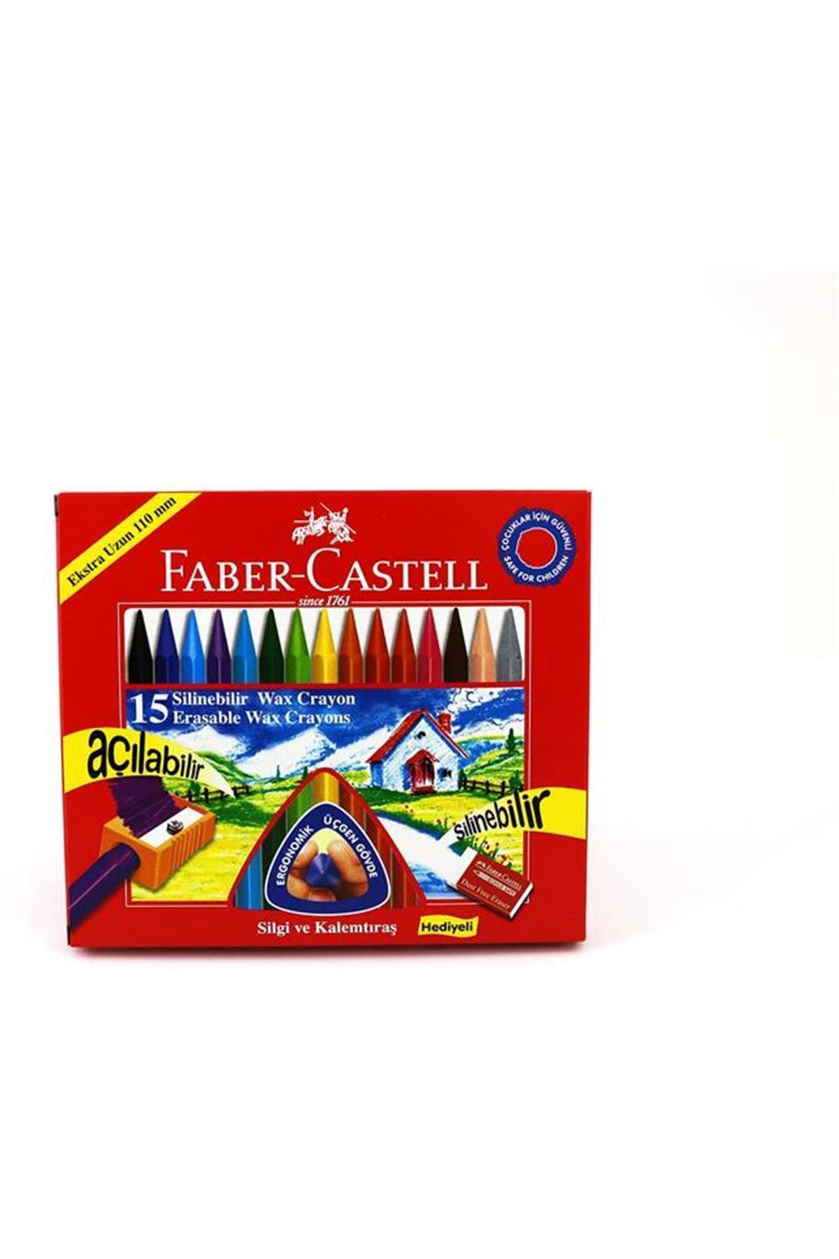 Faber Castell Marka: 15 Li Silinebilir Wax Crayon Pastel Boya 122715 Kategori: Pastel Boya