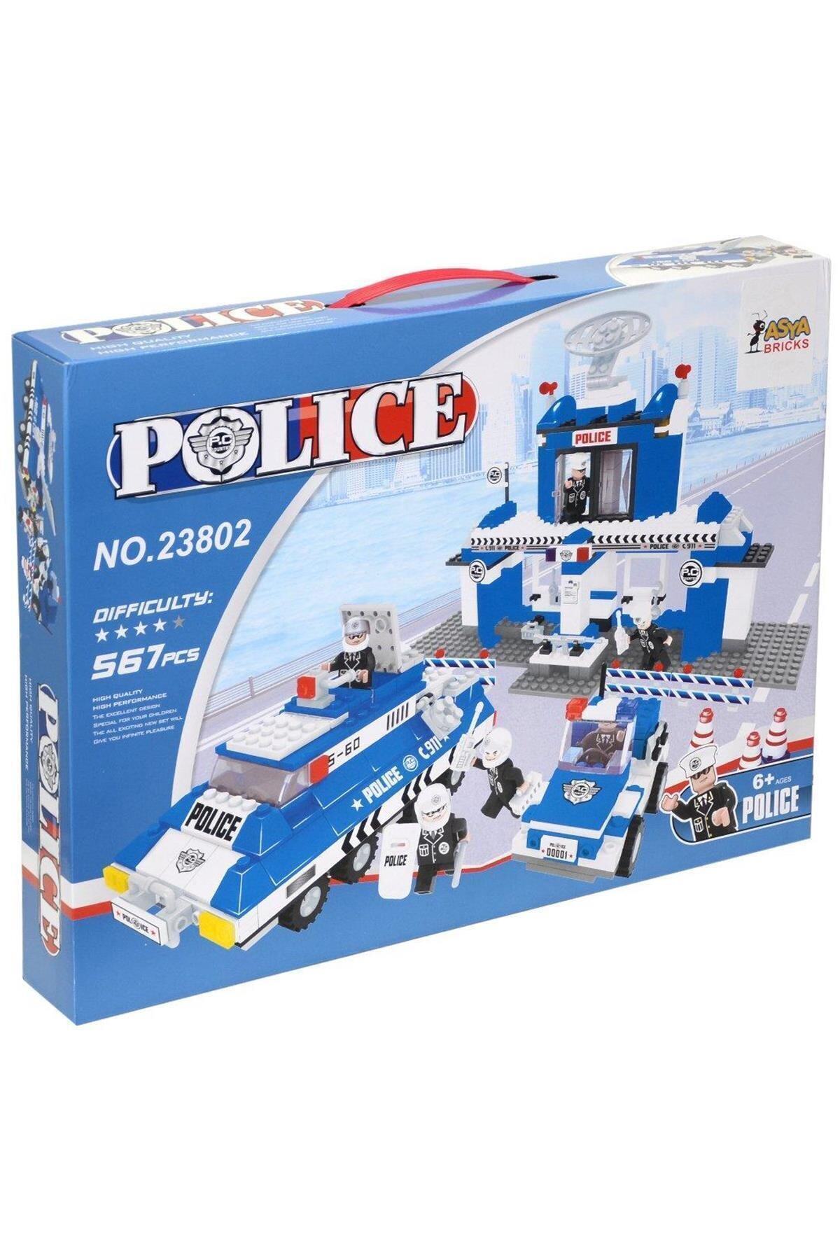 Asya Oyuncak Asya Bricks Polis Blok Seti / 567 Parça