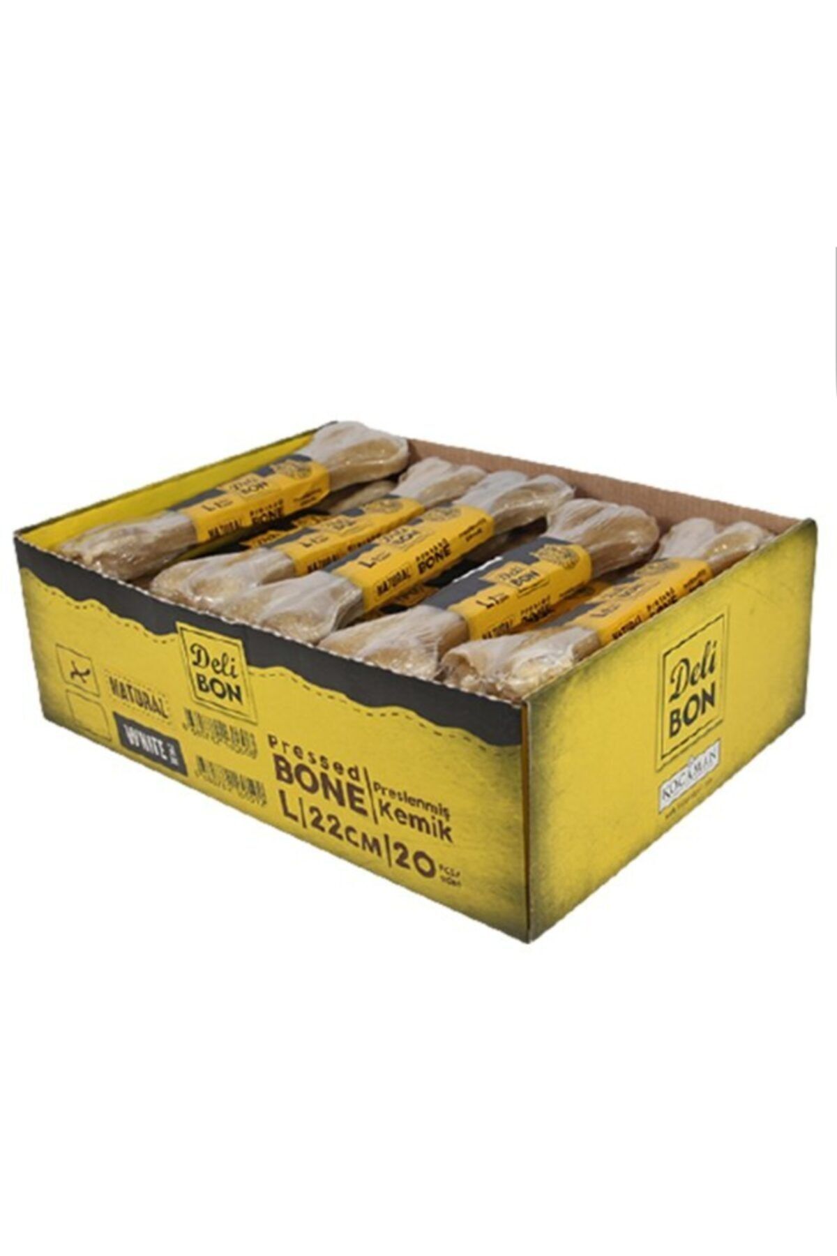 Delibon Shr 22cm 20box Natural Press Köpek Kemik Kutu