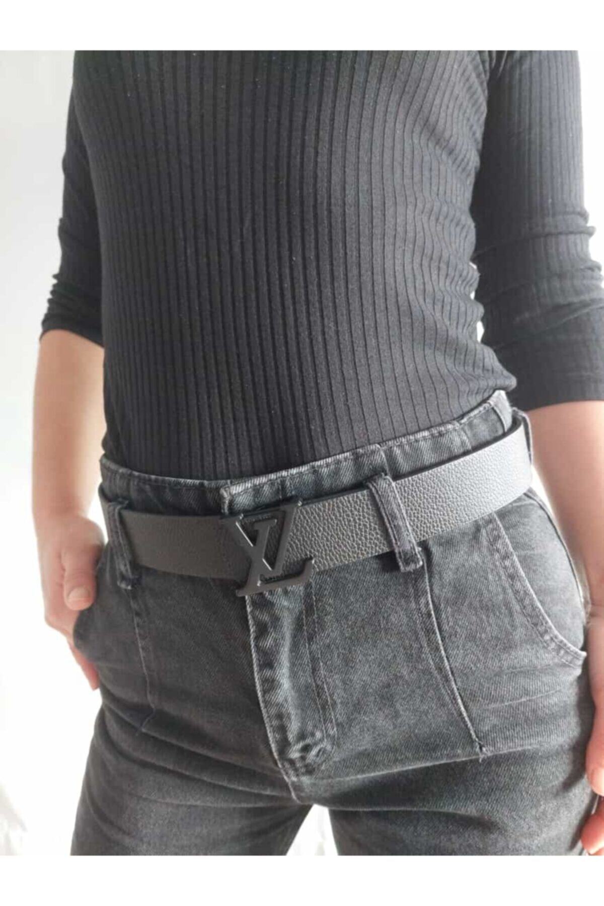 MARQUE SOSYETHEPAZARI Lw Tokalı Unisex Çift Taraflı Erkek Ve Kadın Bel Ve Kot Kemeri