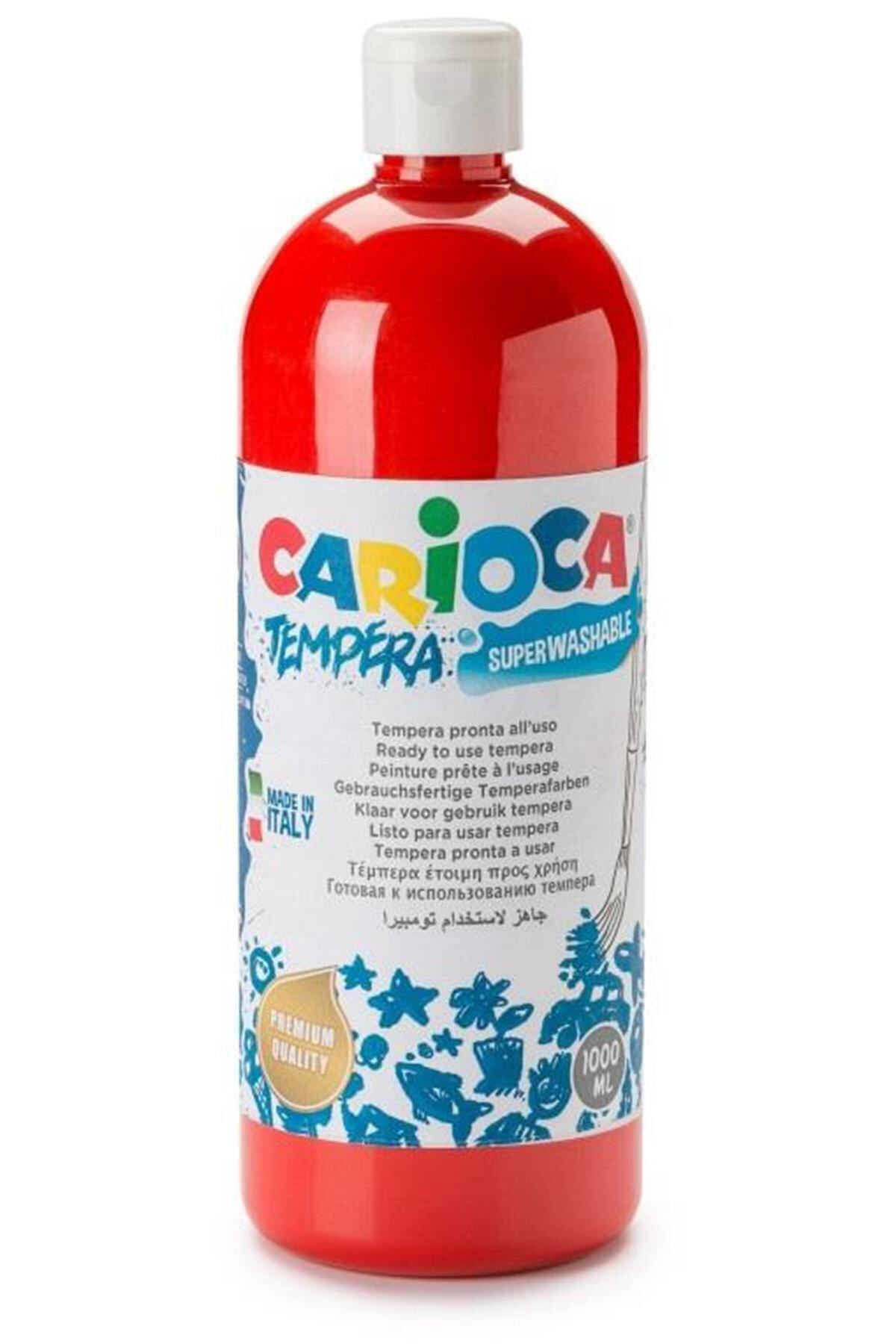 CARIOCA Tempera Kırmızı Guaj Boya 1000 Ml 030-10