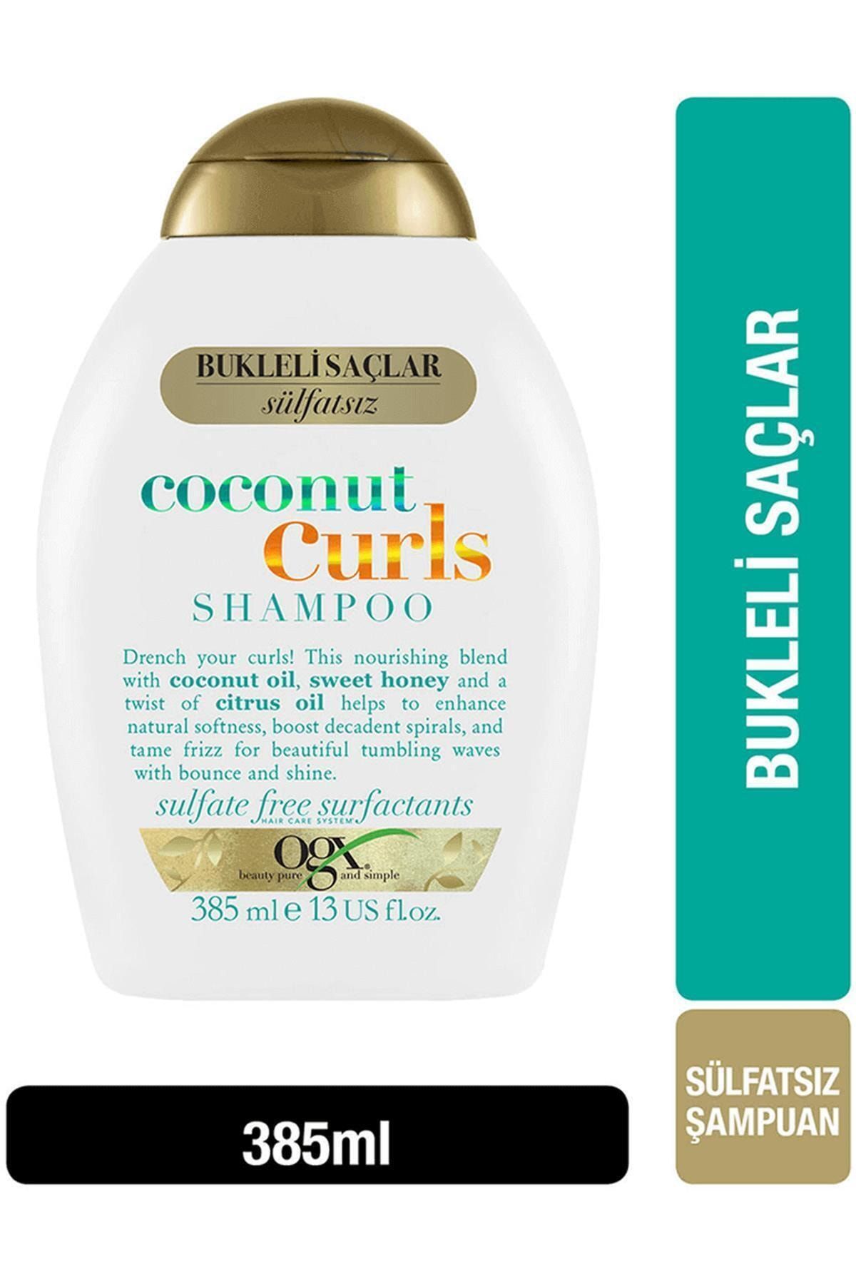 OGX Bukleli Saçlar Için Nemlendirici Coconut Curls Şampuan 385 ml