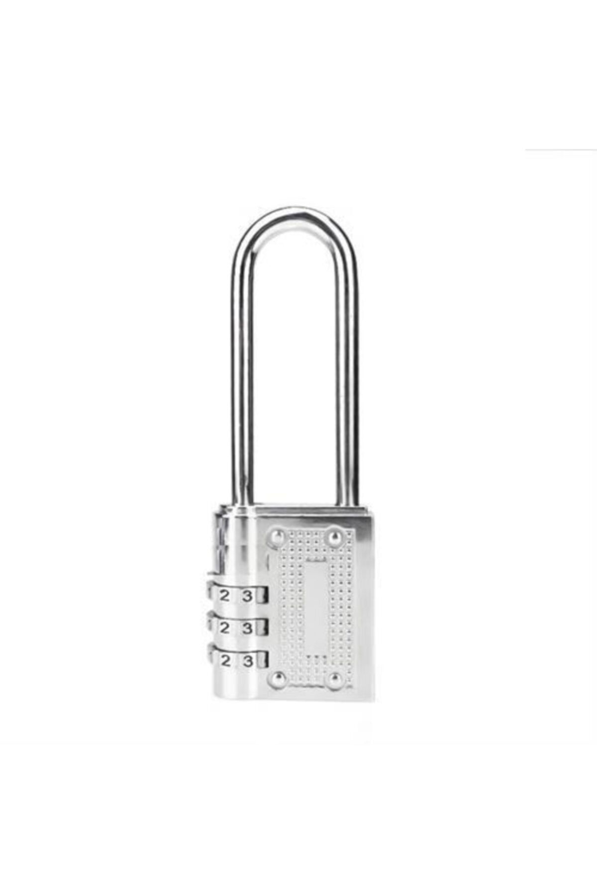 GiftMatikcenter Transformacion Tudor 3 Basamak Şifreli Gri Asma Kilit 715564