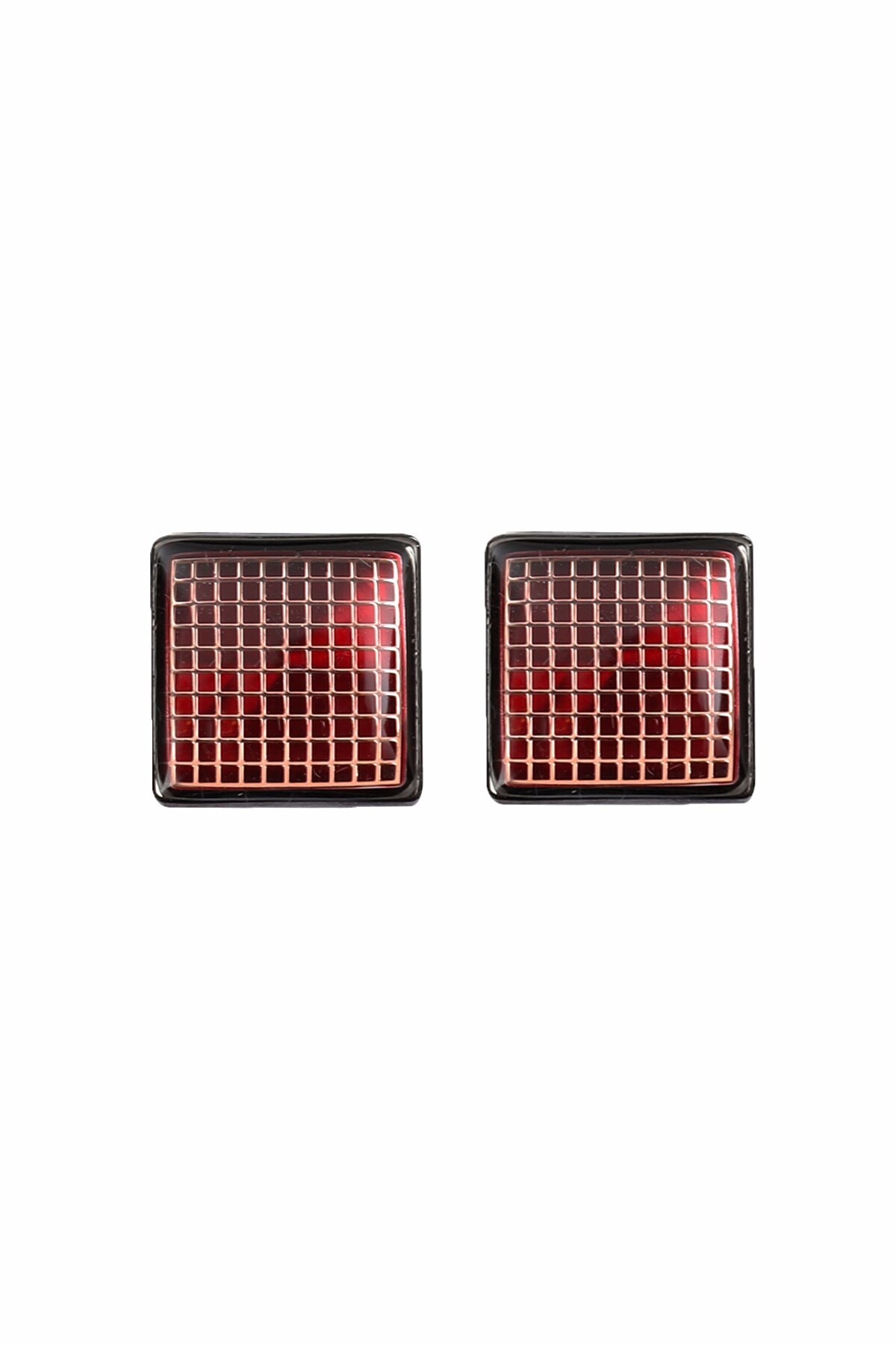 YSF Giyim Kareli Kol Düğmesi Kd3035