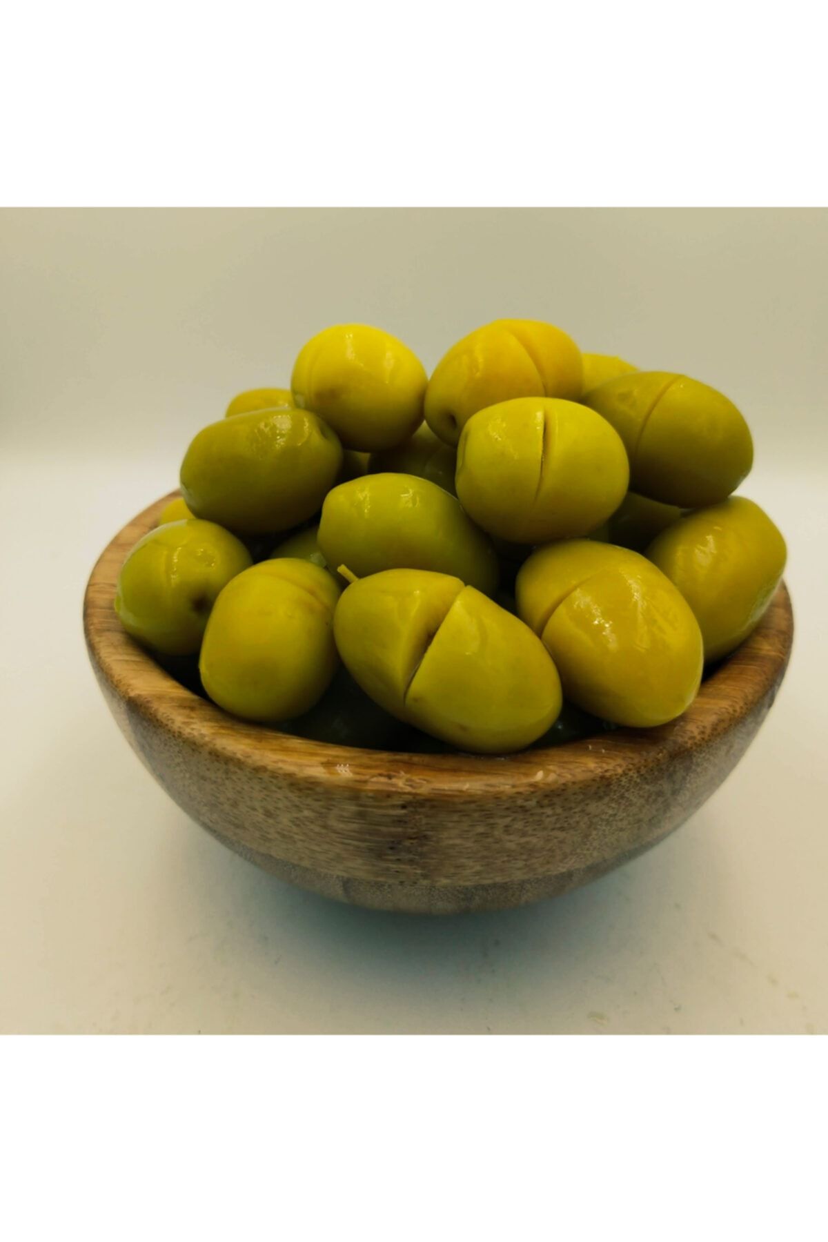 ADALYA Domat Kırma Iri Boy Yeşil Zeytin 1000 Gr. Cam Kavanoz